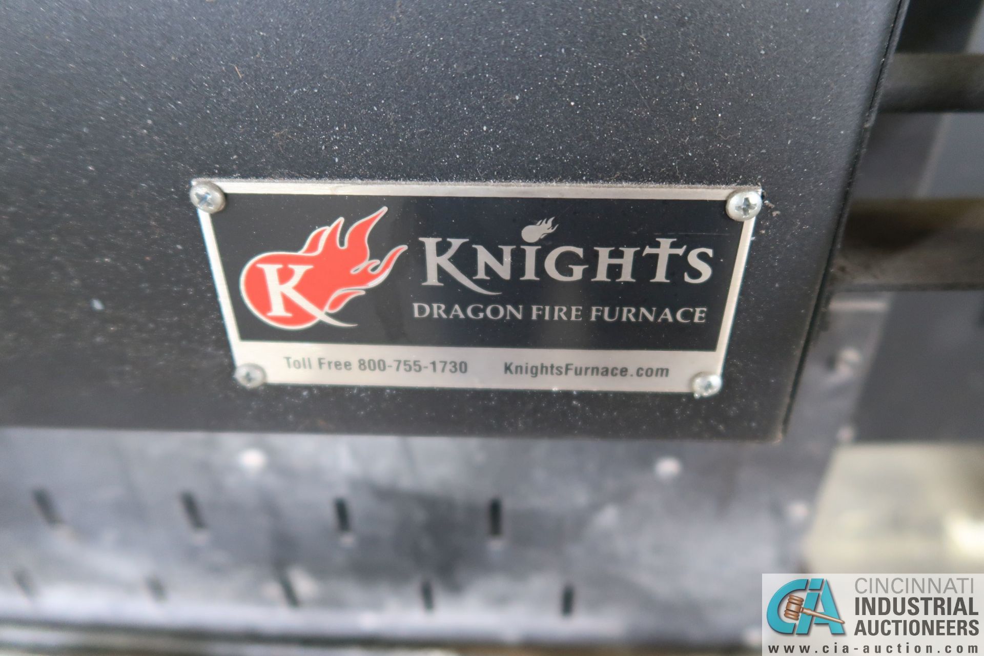 KNIGHT MODEL KMTG18 ELECTRIC FURNACE; S/N 434326, MAX TEMPERATURE: 2,000 DEGREE FAHRENHEIT - Image 2 of 9