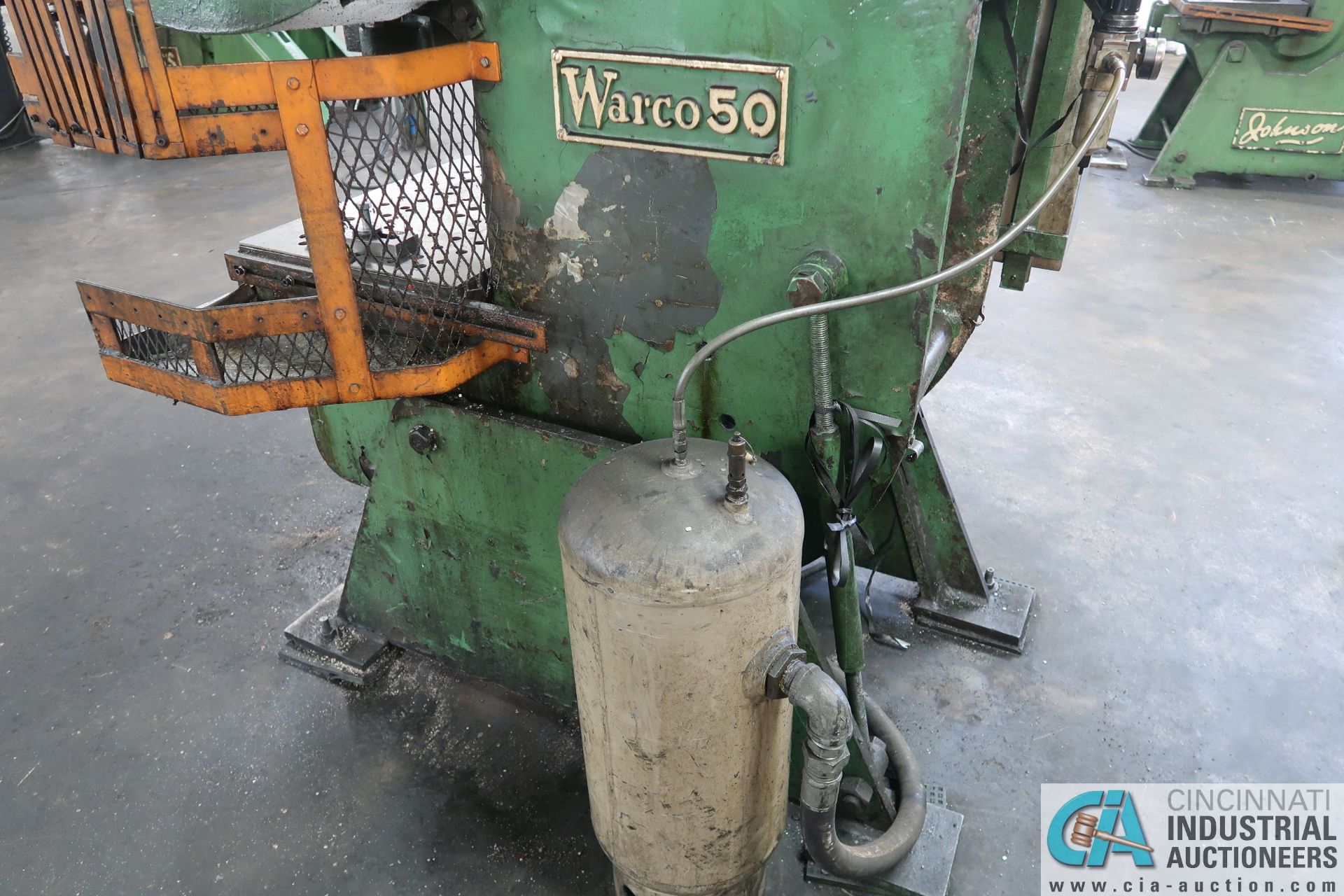 50 TON WARCO MODEL 50 OBI PRESS; S/N 461856, 6" STROKE, 5 SPM, 2-1/2" ADJ., 11" SHUT HEIGHT - Image 11 of 12