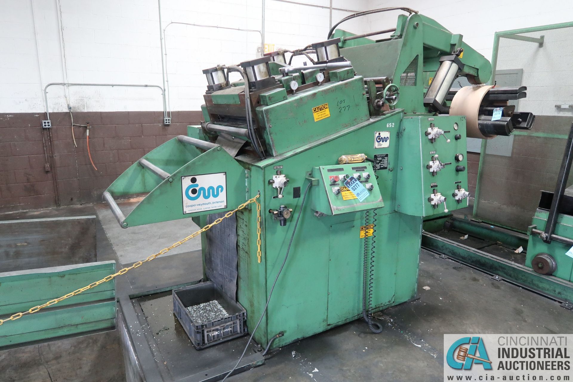 **30" CWP MODEL 30D7 SEVEN-ROLL STRAIGHTENER; S/N 054486, 240 - 1200 IMP **SUBJECT TO OVERALL BID AT