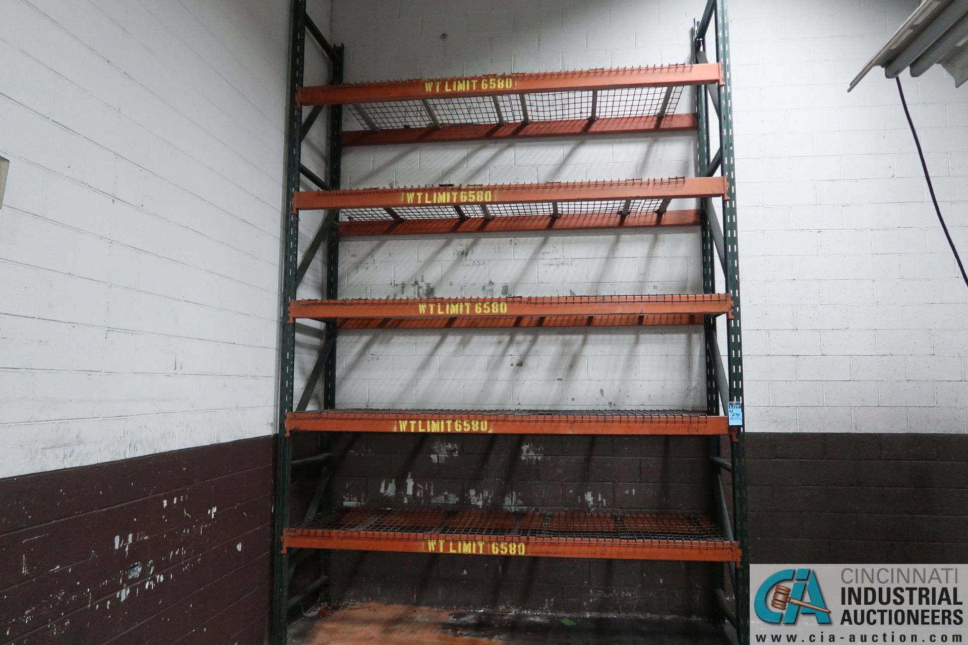 SECTIONS 36" X 96"/48" PALLET RACK (BALANCE OF ROOM) - Image 2 of 2