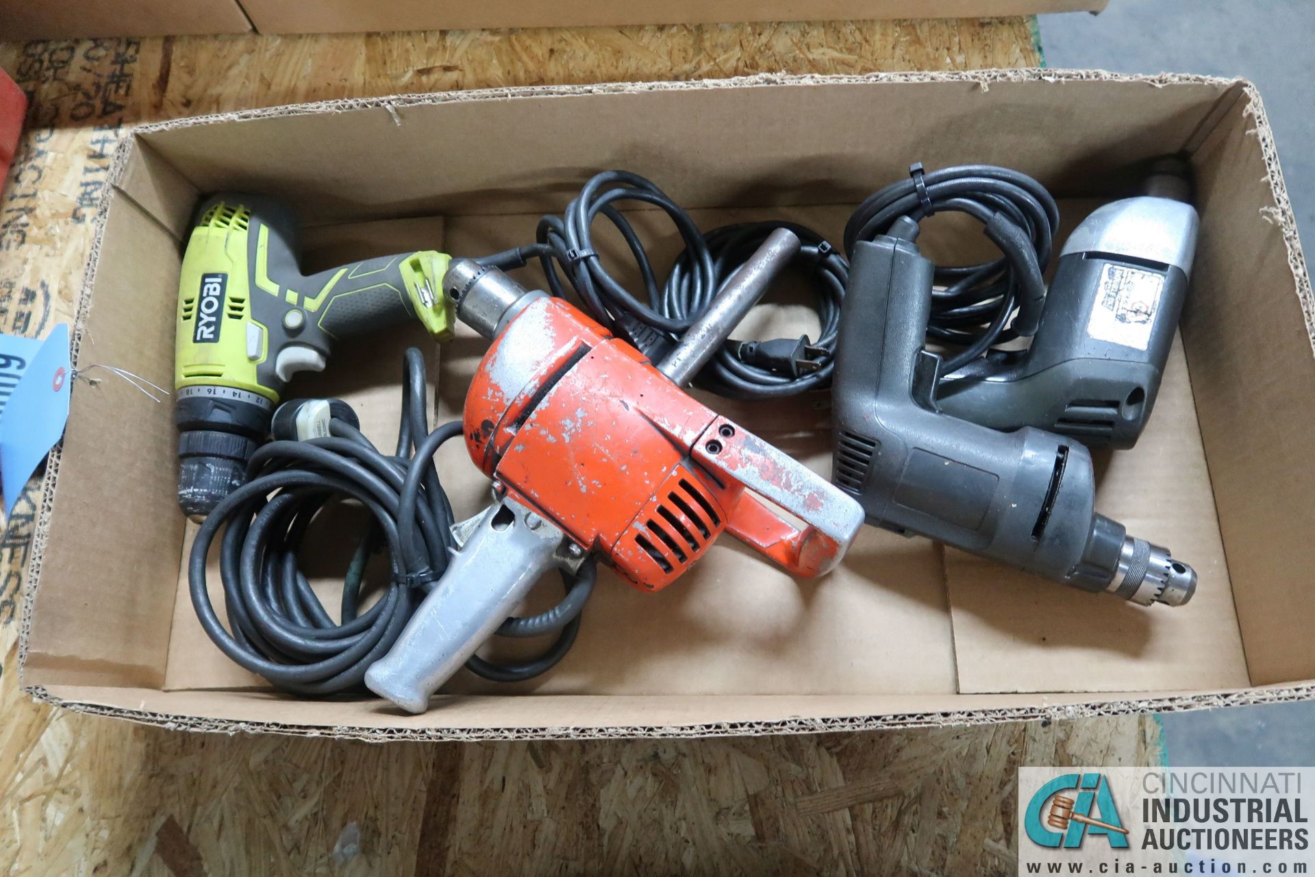 ELECTRIC DRILLS BY RYOBI, BLACK & DECKER & OTHERS