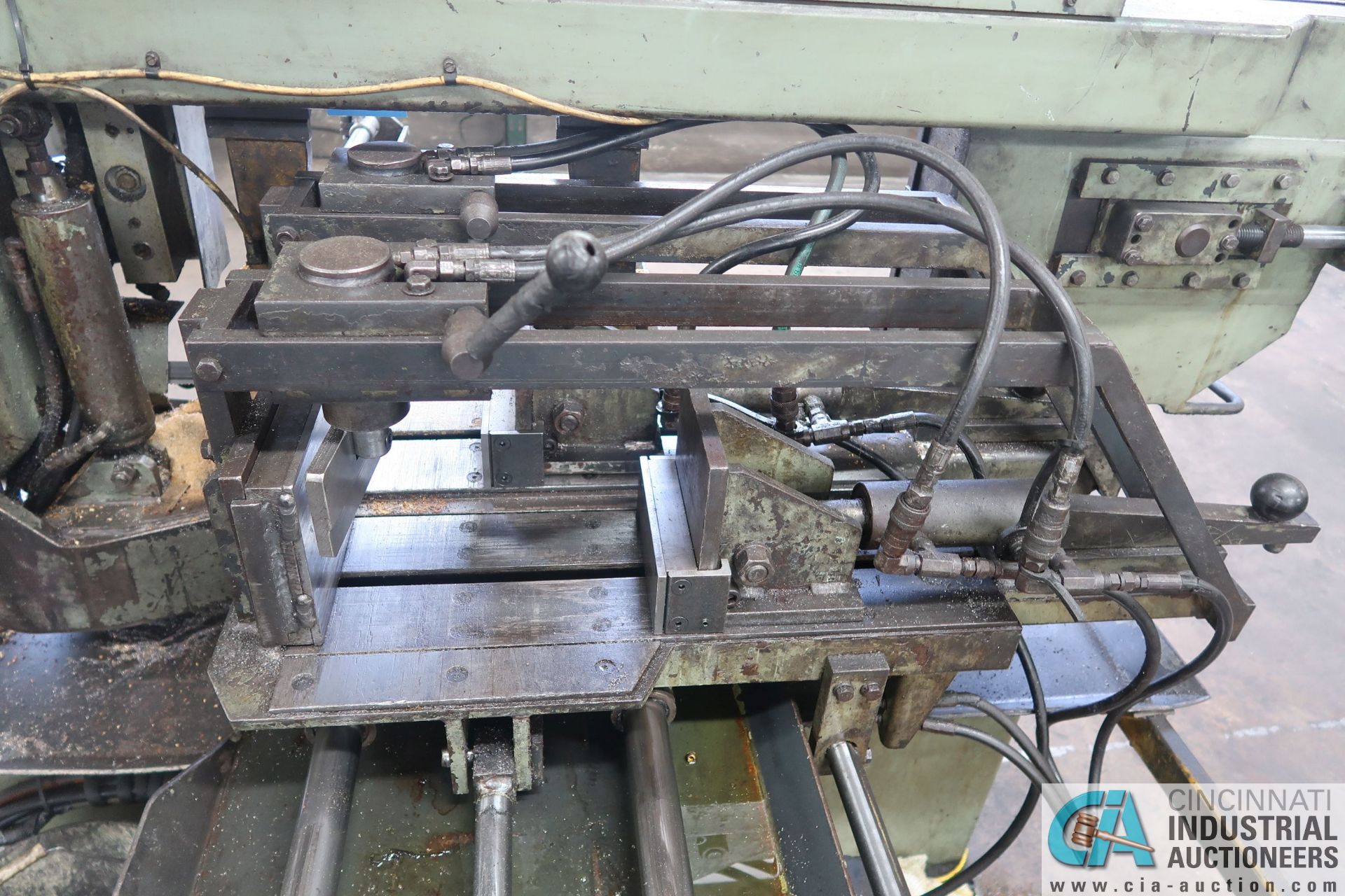 12" X 20" HYD-MECH S-20 HORIZONTAL BAND SAW; S/N 10196973, POWER FEED & CLAMPING, W/ 22" X 10' - Image 8 of 13