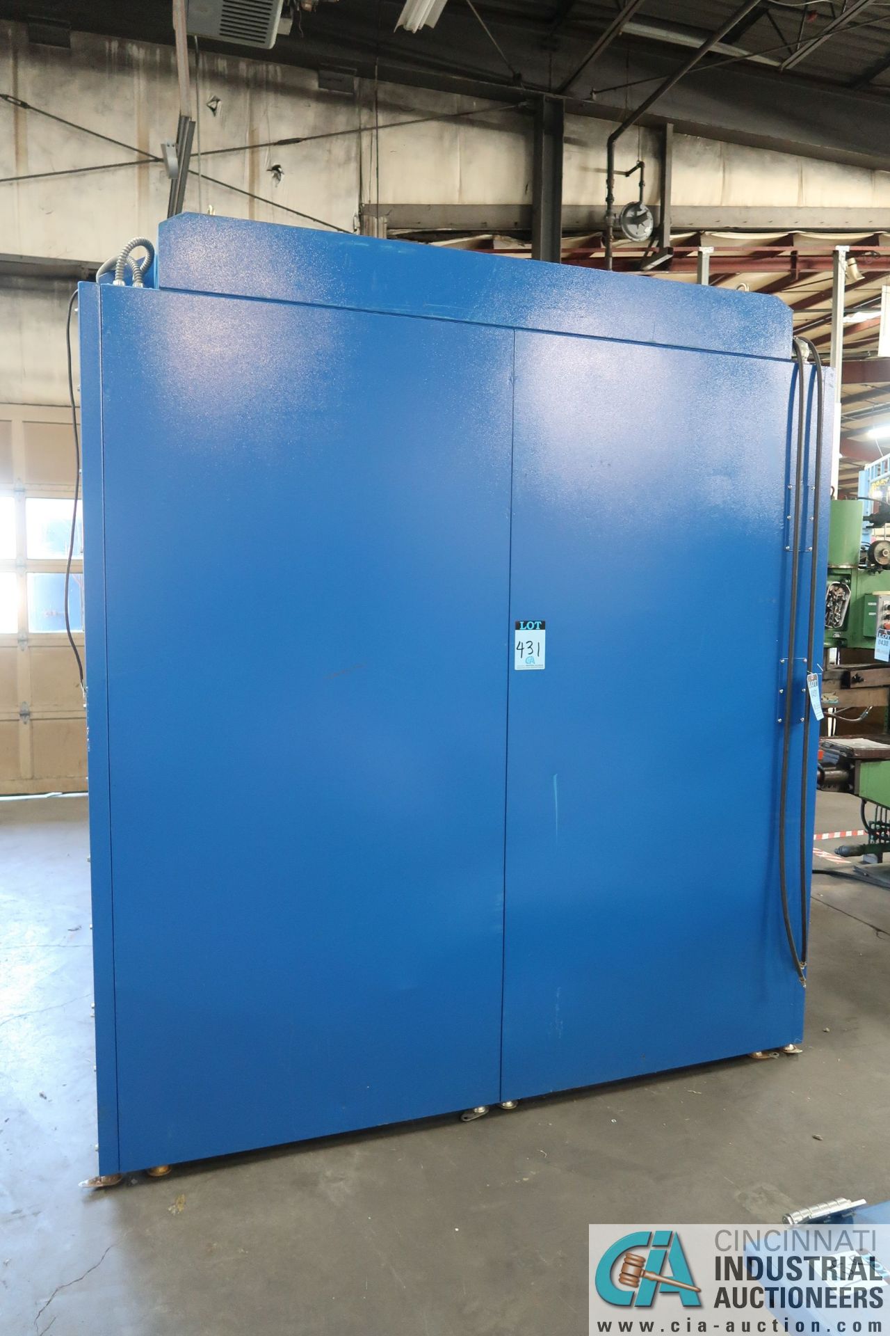 AVANI ENVIRONMENTAL MODEL GR-6088 GRINDING BOOTH; S/N 161807, 91" LR X 87" FB X 98" HIGH, W/ - Image 4 of 5