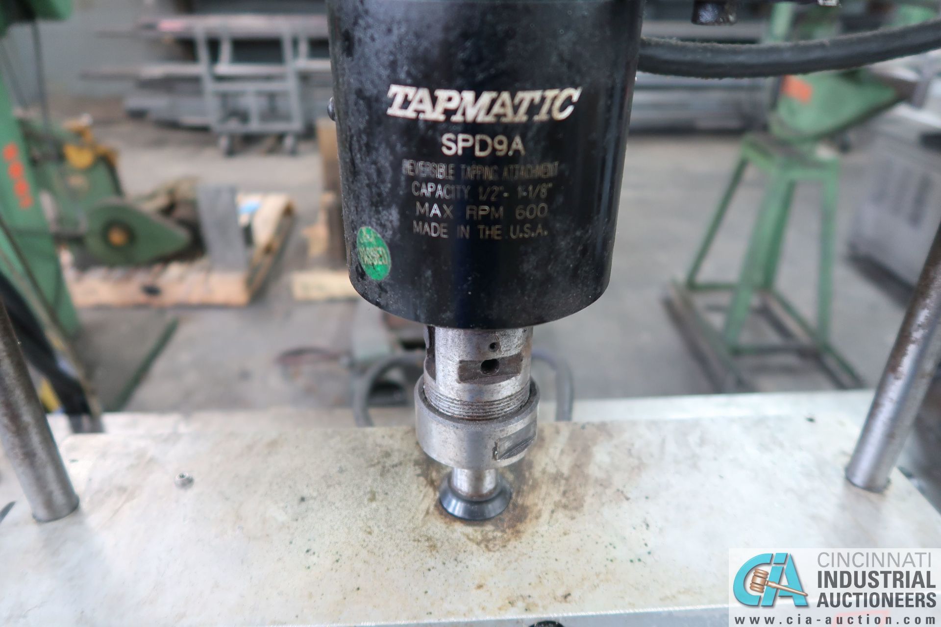 8-SPINDLE AUTO DRILL TAPPING MACHINE W/ TAPMATIC SPD9A HEAD - Image 5 of 10