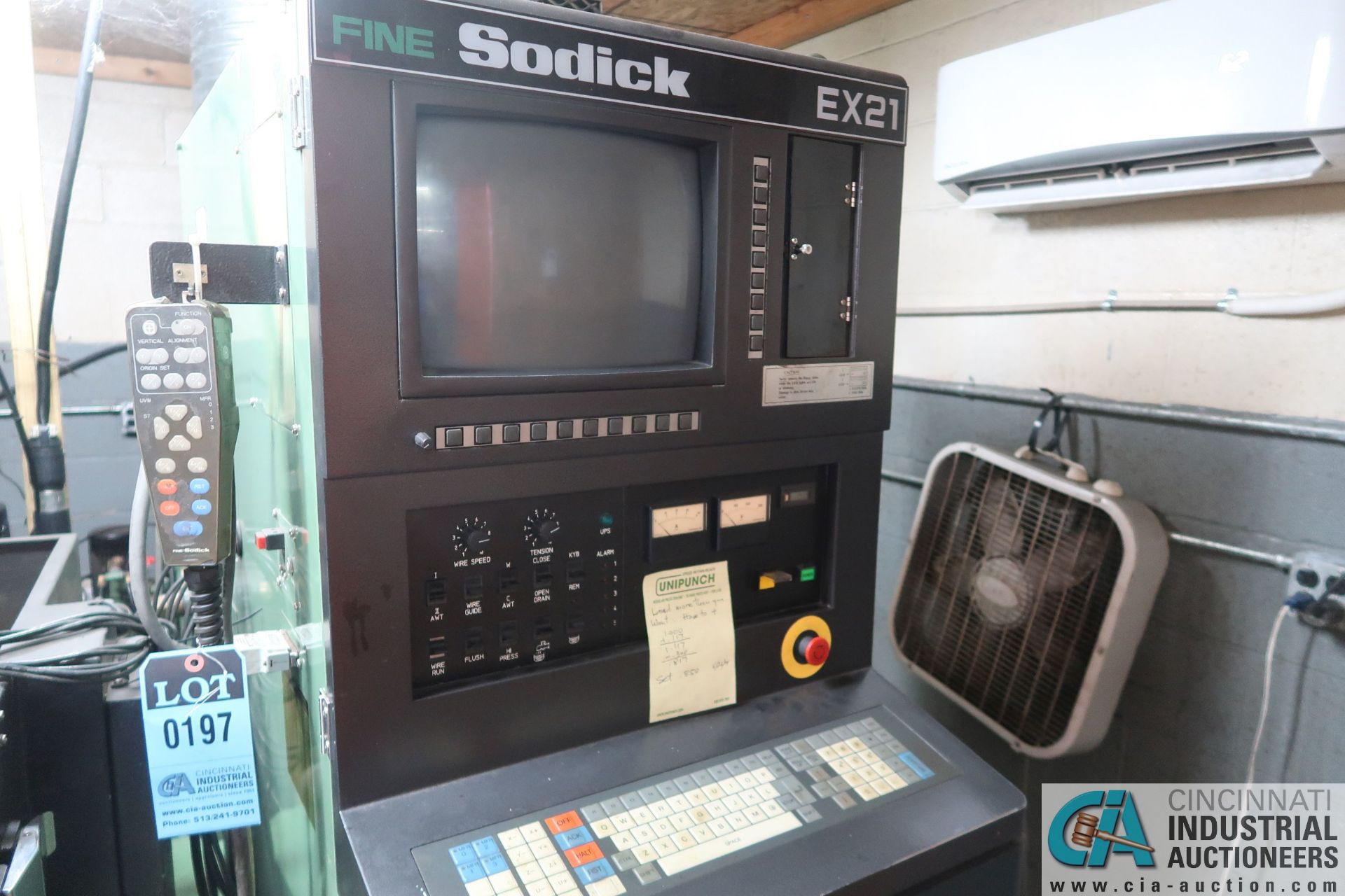 SODICK MODEL A530 WIRE EDM; S/N T-2165, 30" X 39" X 18" CHAMBER, EX21 CONTROLS - Image 3 of 20