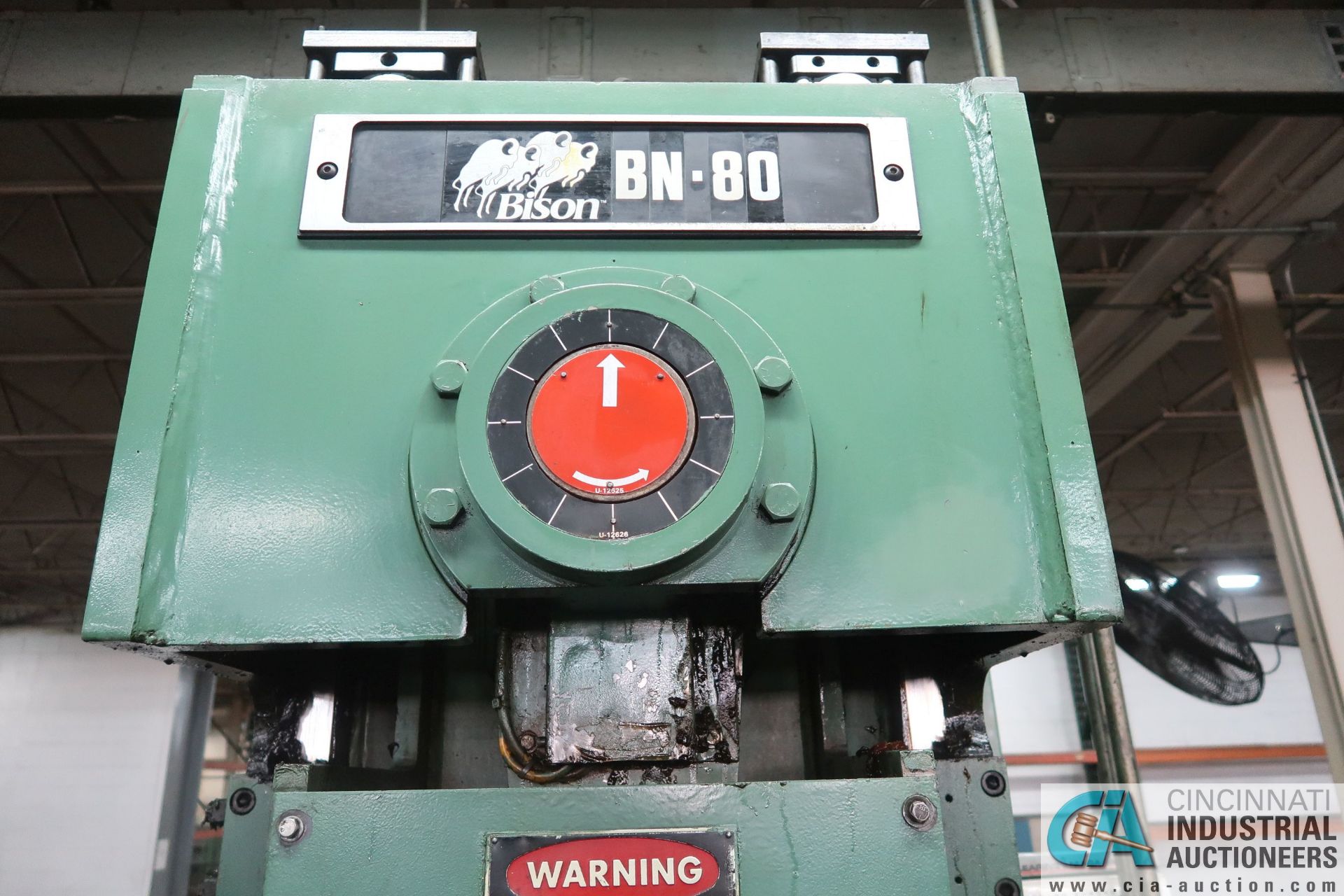 **88 TON CLEARING NIAGARA MODEL BN80-1 GAP FRAME PRESS; S/N P54231, 6" STROKE, 19" SHUT HEIGHT, 4.5" - Image 2 of 9