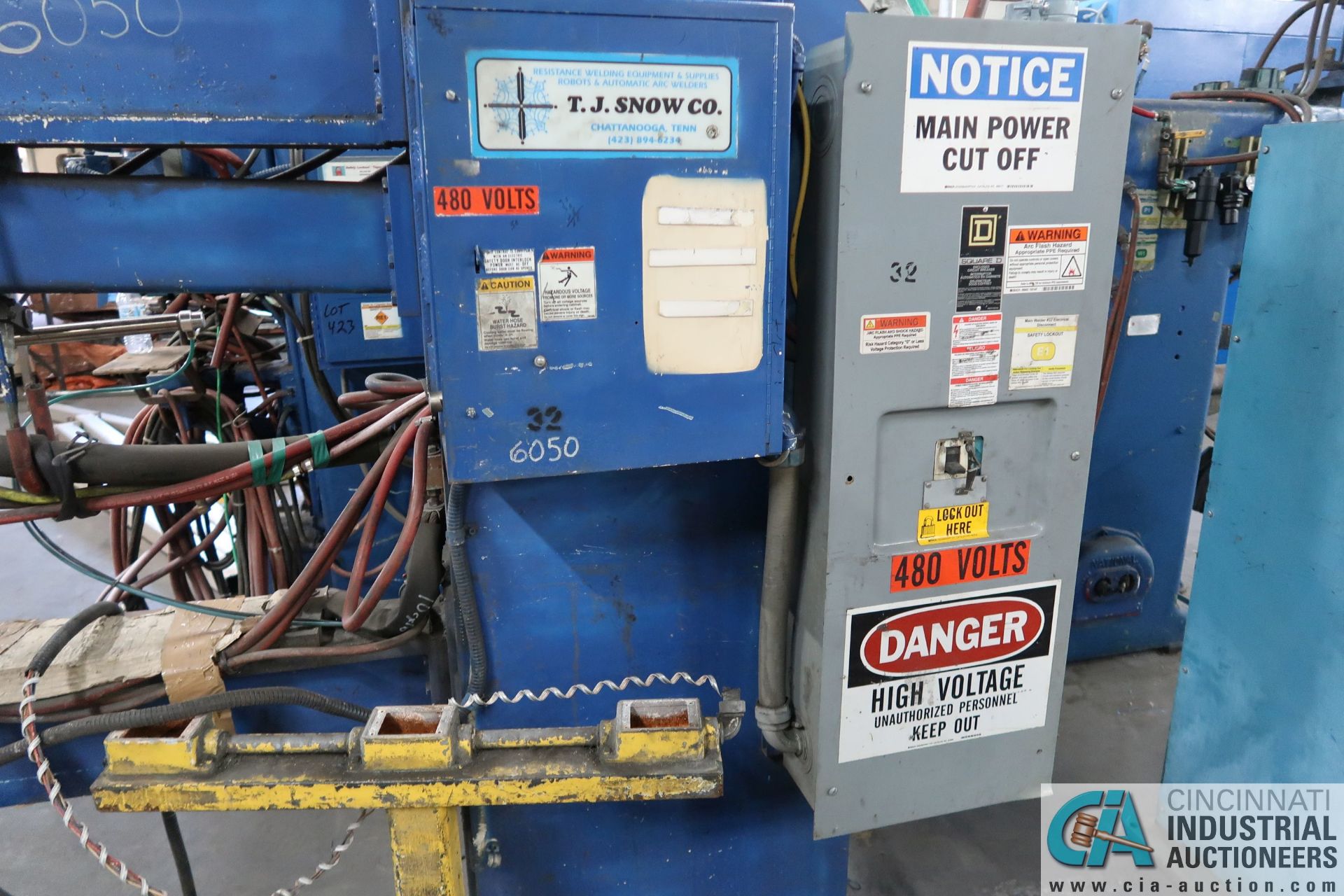 32" THROAT SPOT WELDER W/ EN1000 CONTROLS - Image 5 of 7