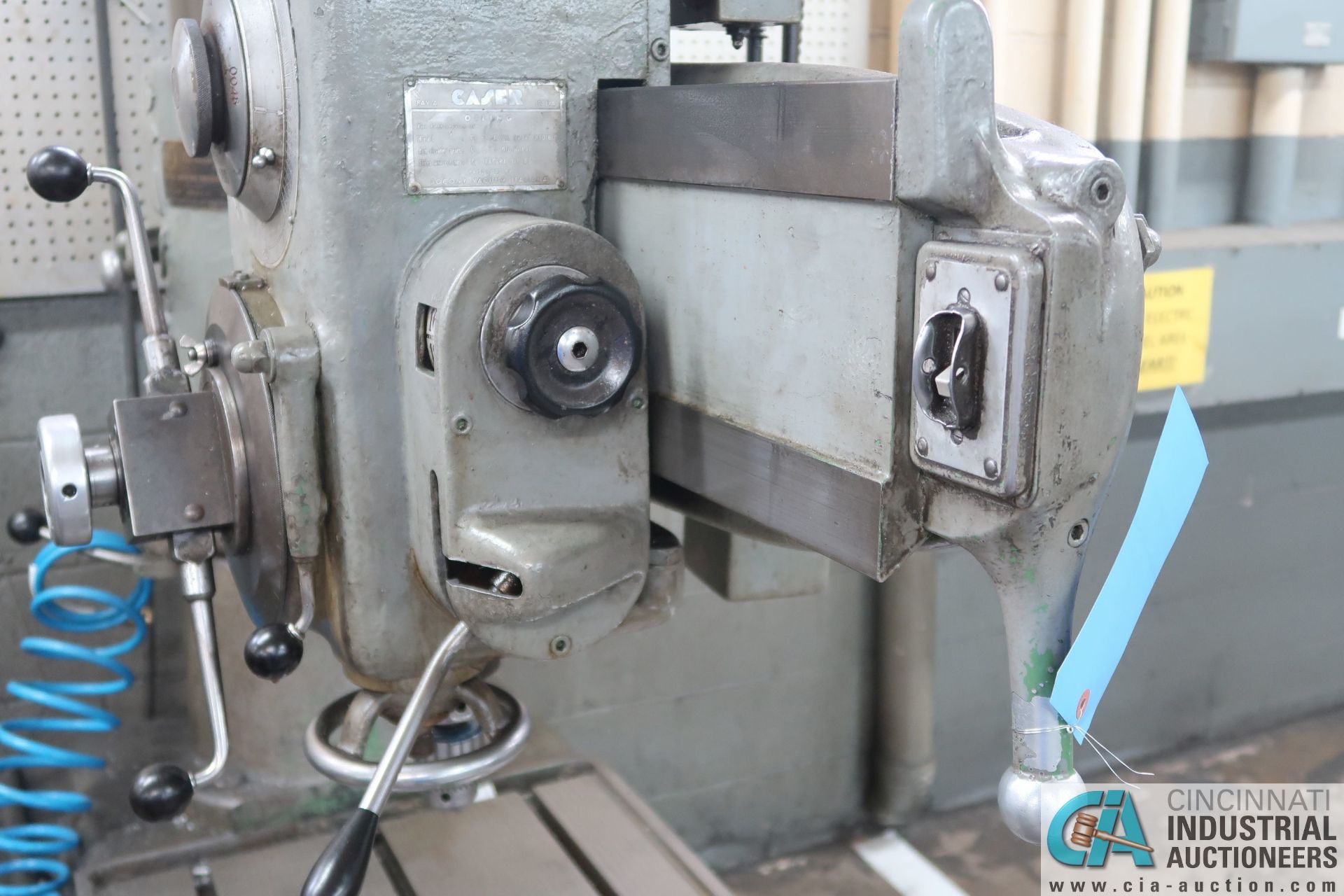 40" ARM X 9" COLUMN UC/MU RADIAL ARM DRILL; S/N B21815, 26" X 35" TABLE - Image 4 of 11