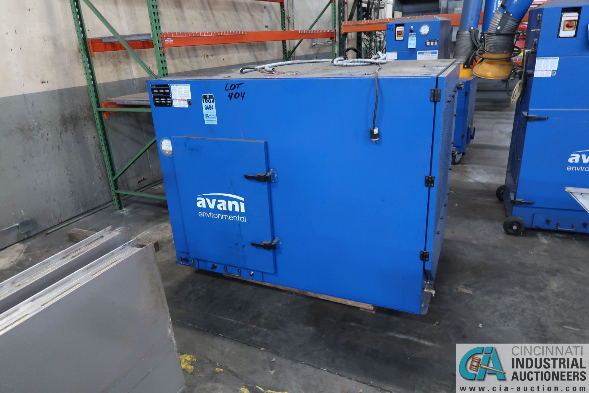 AVANI MODEL TMC-10-2 DUST COLLECTOR; S/N 161807, 10-HP (2016)