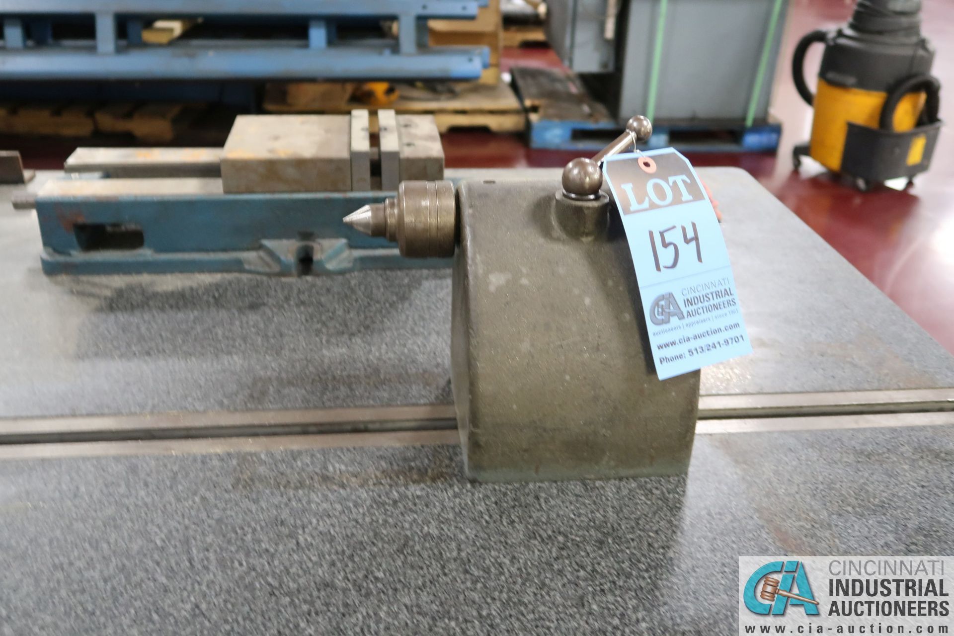 **60" X 48" X 10" GRANITE SURFACE PLATE WITH BALANCES **LOCATED IN COLUMBIA CITY, INDIANA** - Image 2 of 3