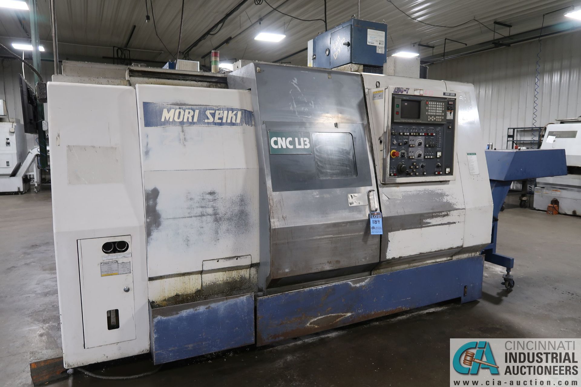 MORI SEIKI MODEL ZL-25MC CNC TURNING CENTER; S/N 175 (NEW 4-1997), MSC-516 CONTROL, 10" CHUCK,