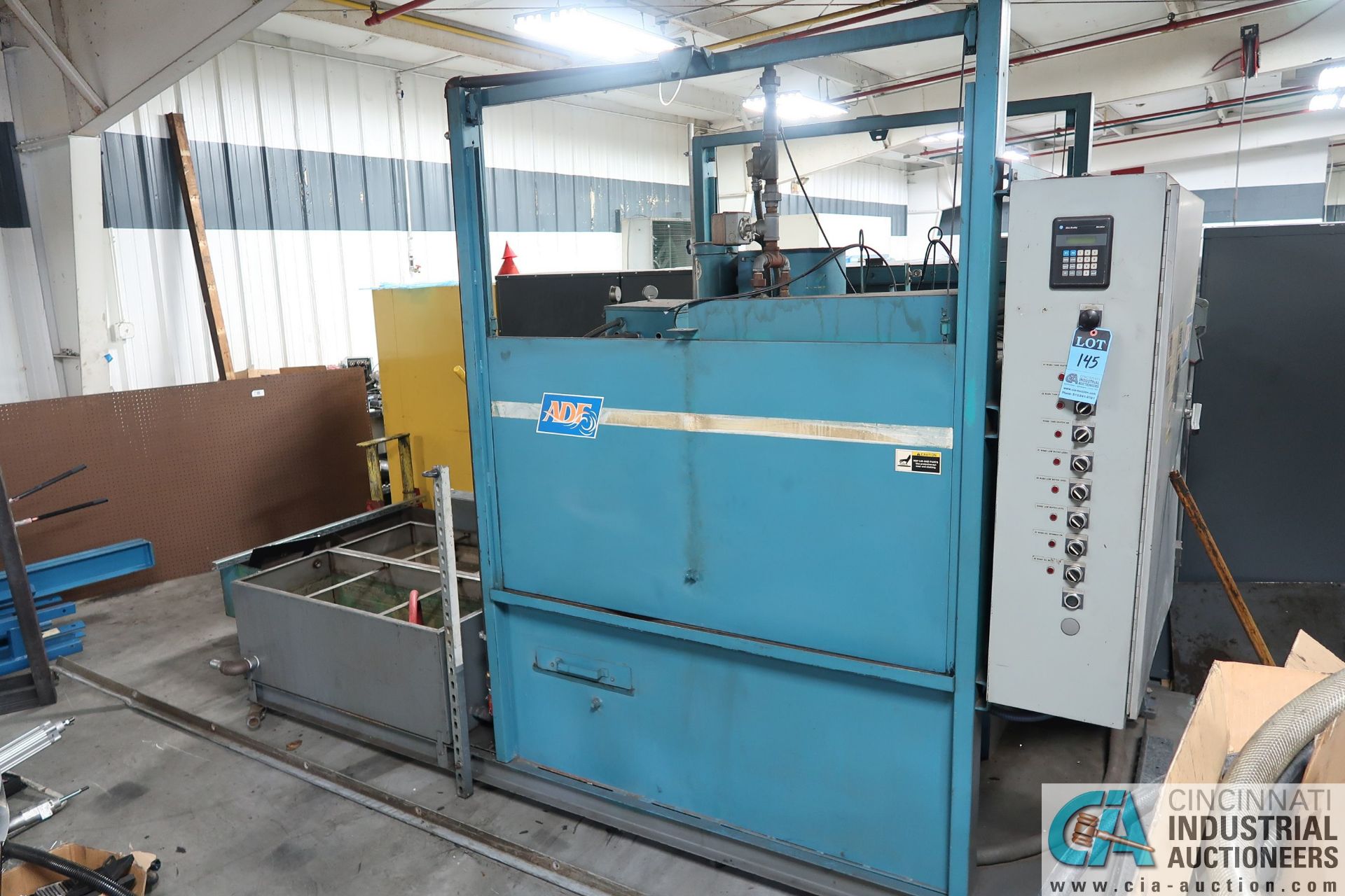 **50" ADF MODEL 900 ROTARY PASS THRU PARTS WASHER; S/N 7-4160 **LOCATED IN COLUMBIA CITY, INDIANA**