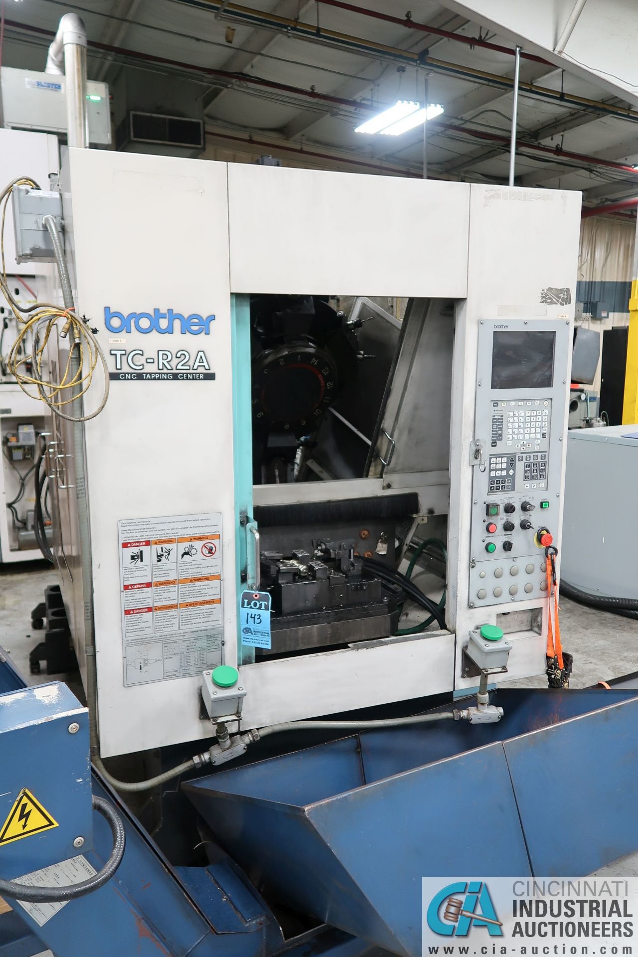 **BROTHER MODEL TC-R2A DUAL PALLET CNC DRILLING AND TAPPING CENTER; S/N 112113 (9/2007), 14-POS.