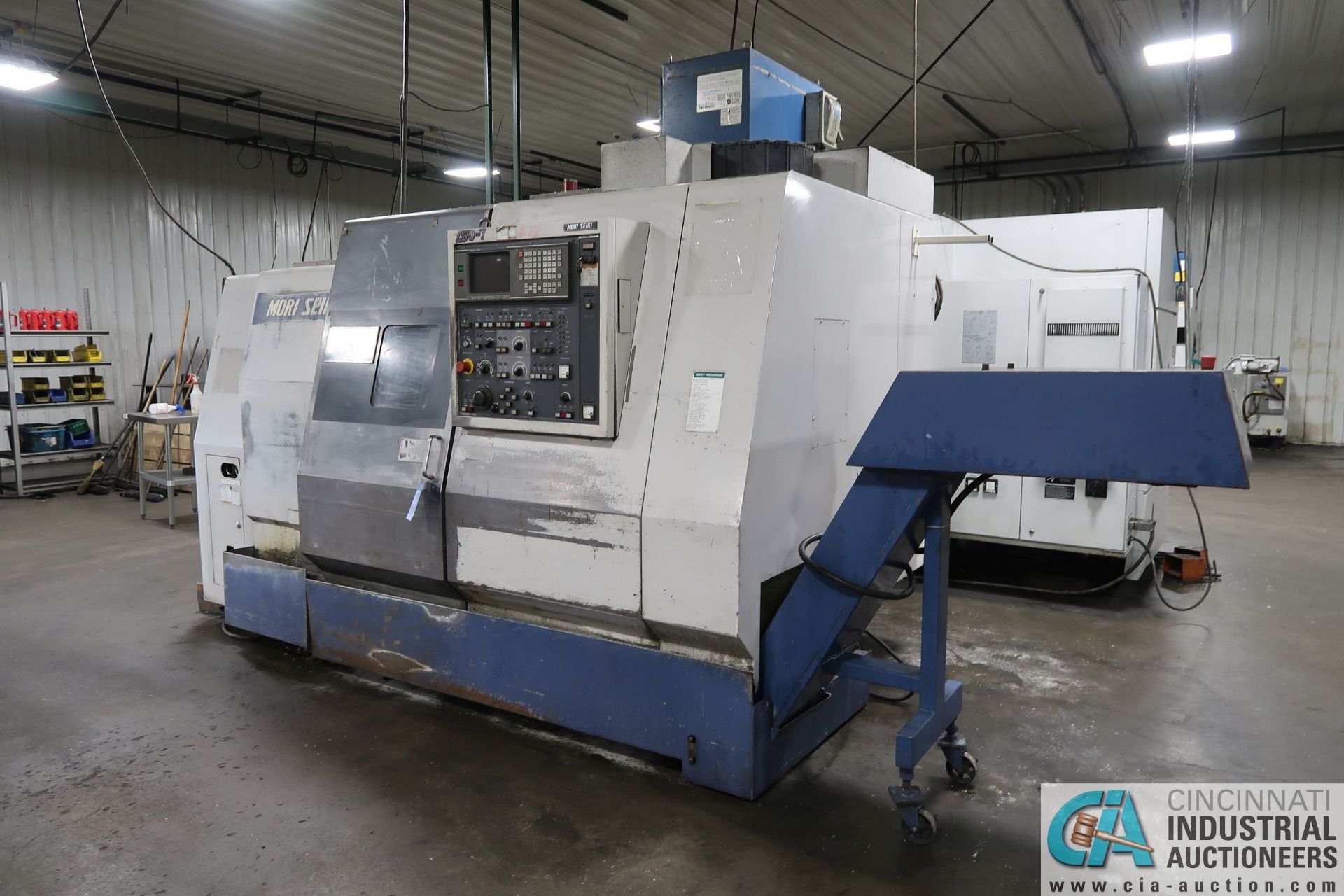 MORI SEIKI MODEL ZL-25MC CNC TURNING CENTER; S/N 175 (NEW 4-1997), MSC-516 CONTROL, 10" CHUCK, - Image 2 of 18