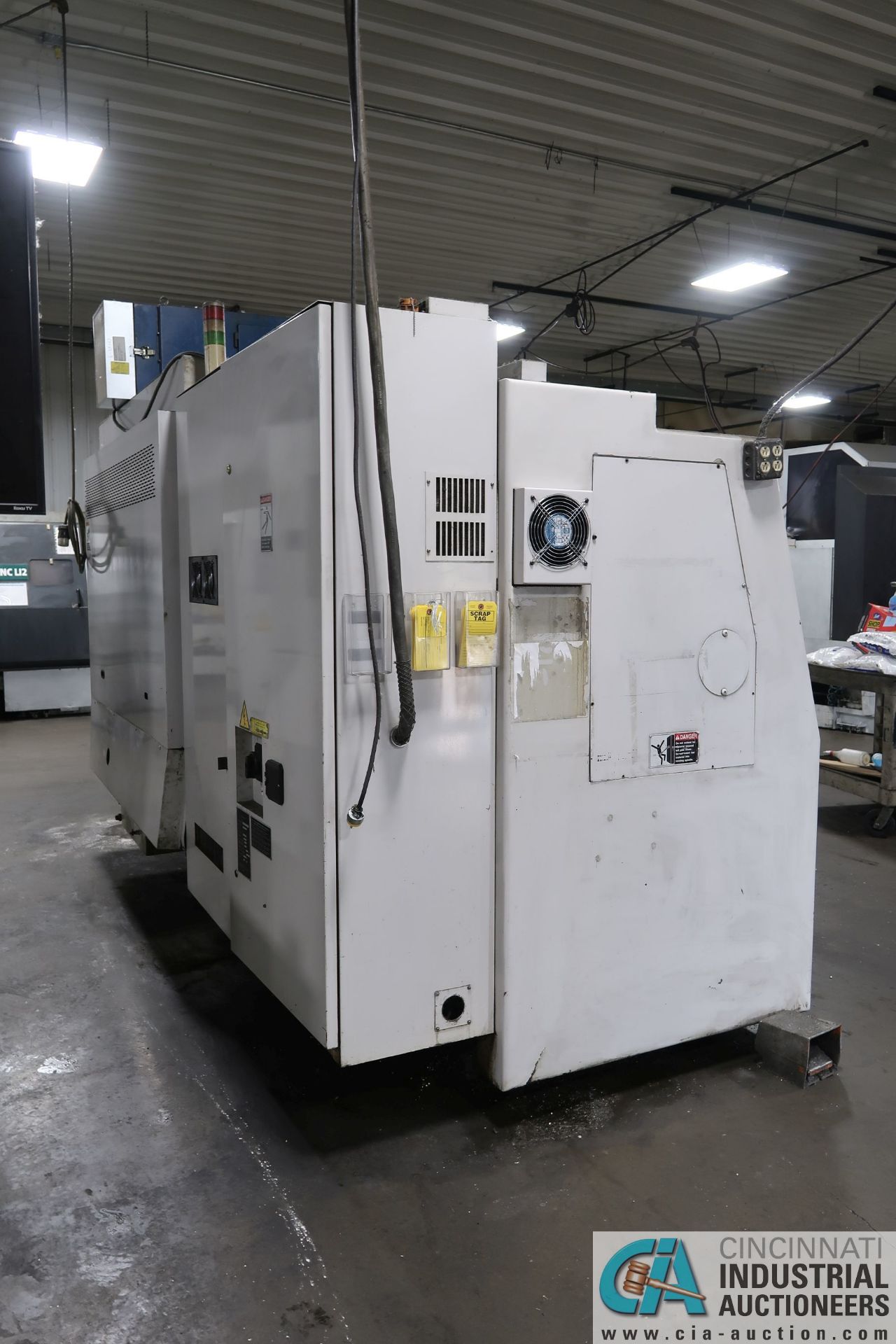 MORI SEIKI MODEL ZL-25MC CNC TURNING CENTER; S/N 175 (NEW 4-1997), MSC-516 CONTROL, 10" CHUCK, - Image 4 of 18