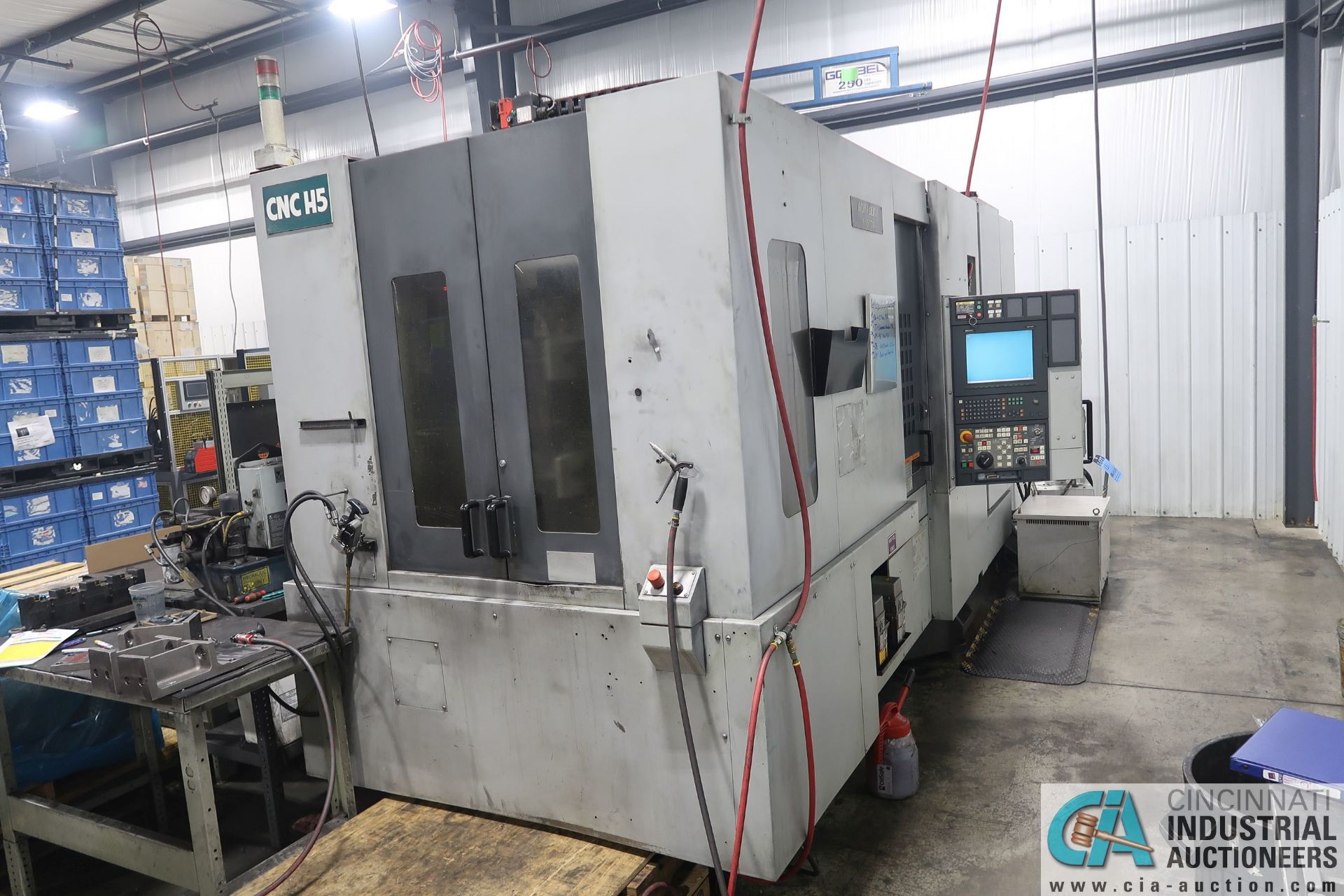 **MORI SEIKI MODEL NH5000/50 CNC HORIZONTAL MACHINING CENTER; S/N NH501EC0806 (3/2005), MORI SEIKI