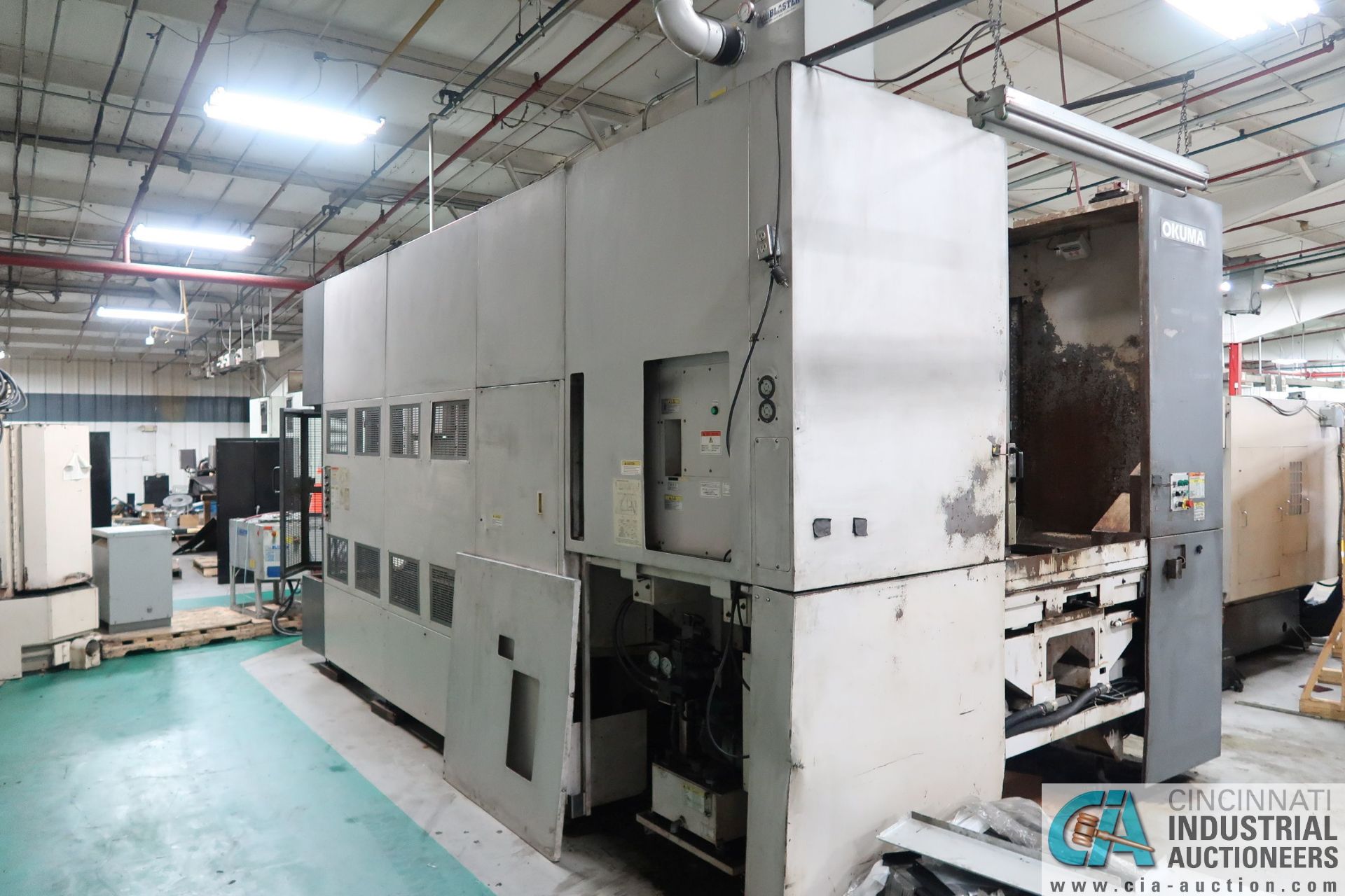 **OKUMA MODEL MA-500HB SPACE CENTER CNC HORIZONTAL MACHINING CENTER; S/N 111239, OKUMA OSP-E100M - Image 3 of 19