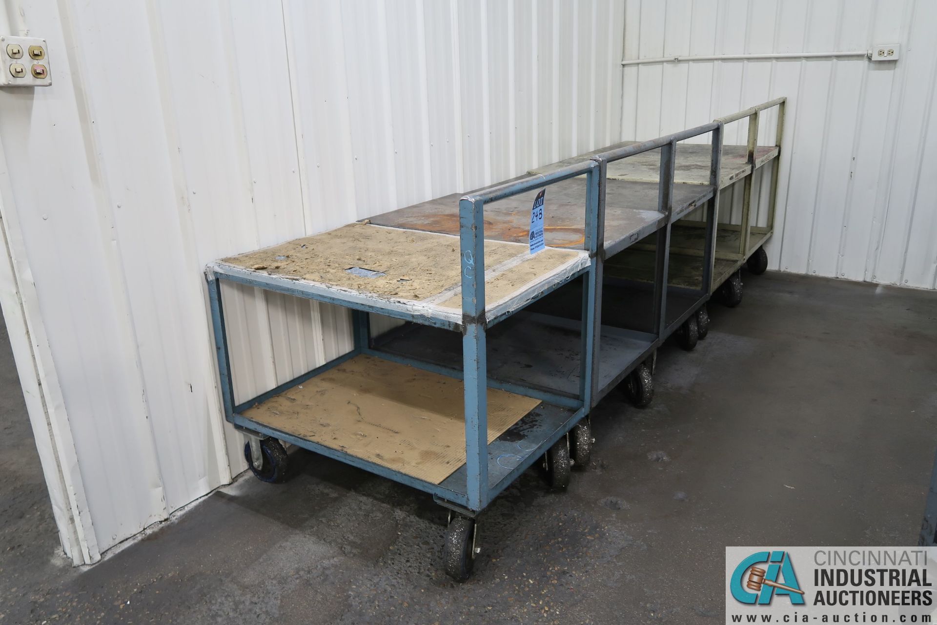 24" X 36" X 28" HIGH SHOP PARTS CARTS - Image 3 of 3