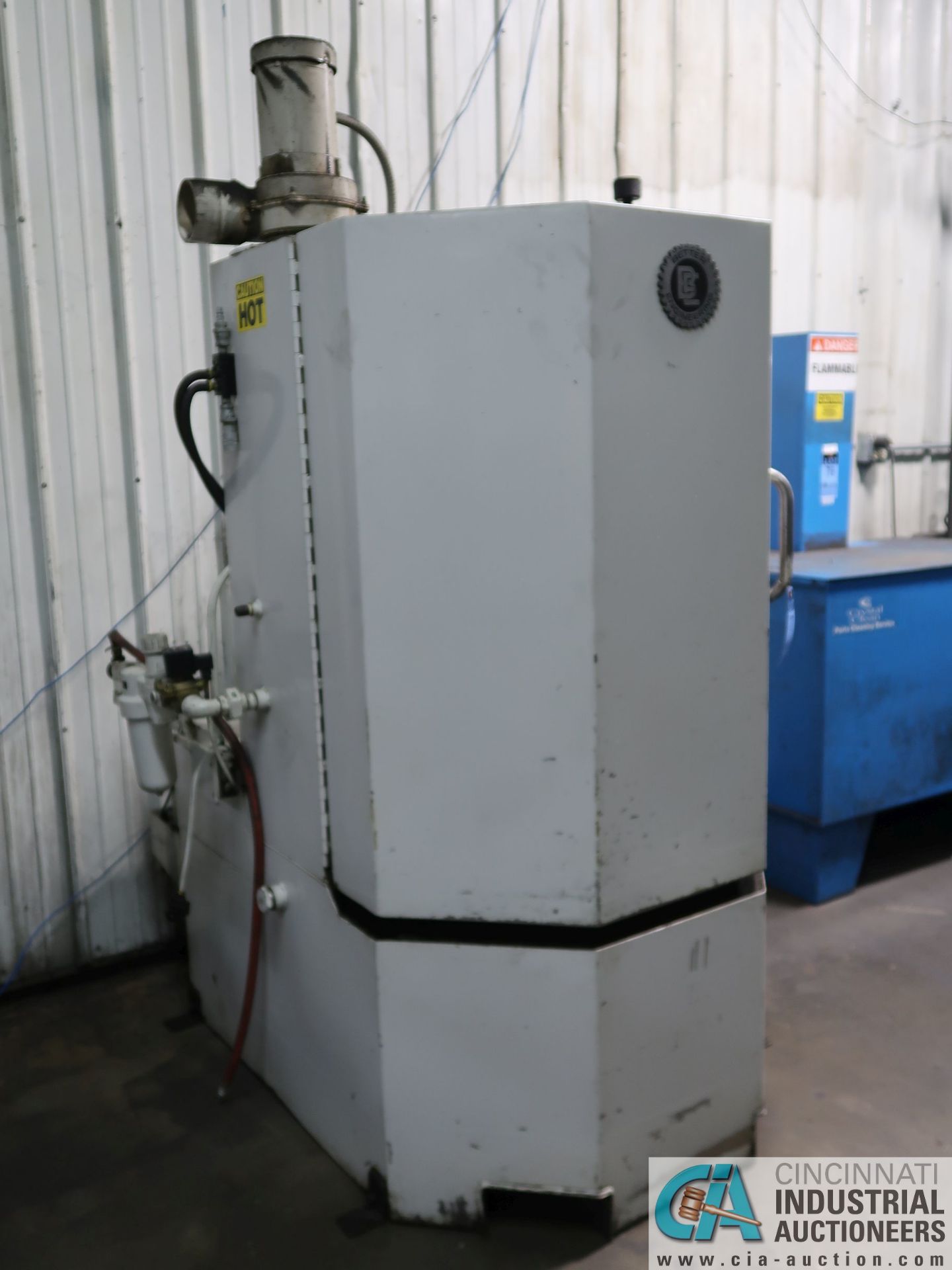 28" BETTER ENGINEERING MODEL F-3000 ROTARY PARTS WASHER; S/N 16474M, NEW 3-1999, 480 VOLTS LINE, 120 - Image 2 of 11