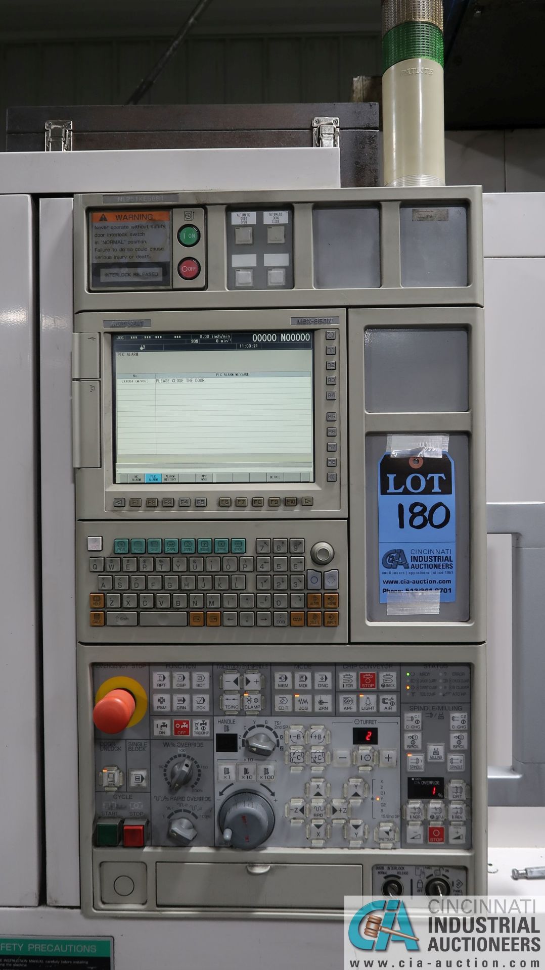 MORI SEIKI MODEL NL2500Y/700 CNC TURNING CENTER; S/N NL251KE5881 (NEW 5-2011), MSX-850 CONTROL, Y- - Image 6 of 21