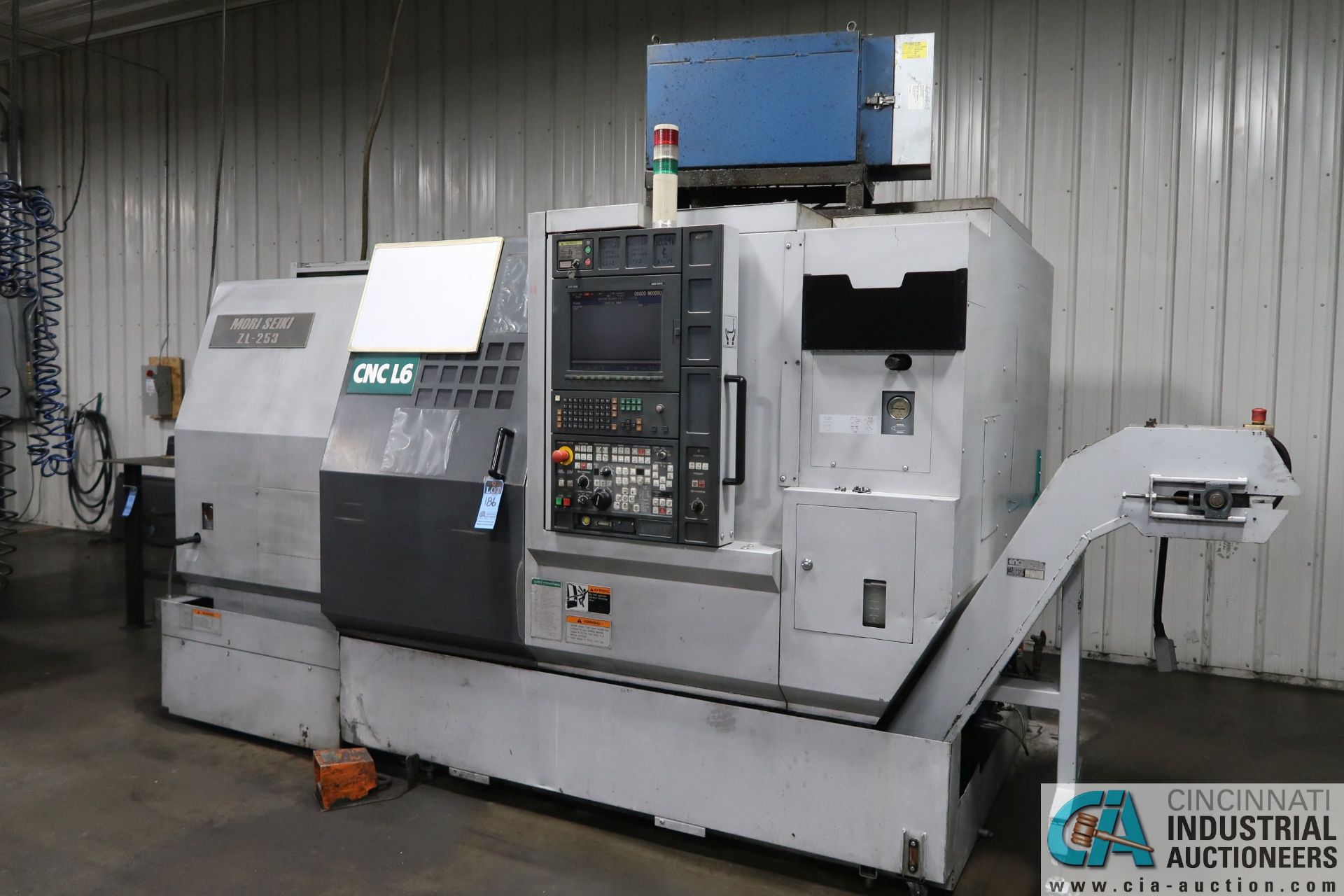 MORI-SEIKI MODEL ZL-253MC/600 CNC TURNING CENTER; S/N ZL250FF0421 (NEW 6-2006), MSX-501-III CONTROL,