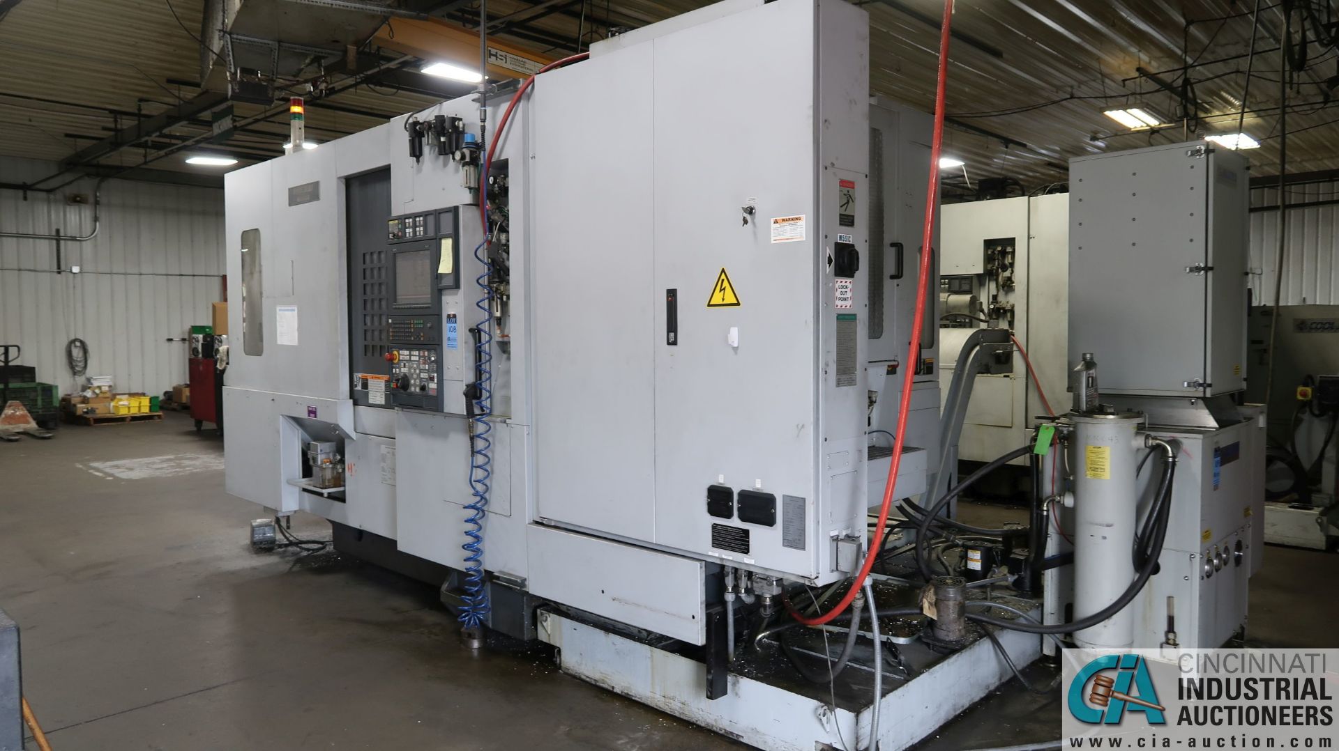 MORI SEIKI MODEL NH-5000/40 CNC HORIZONTAL MACHINING CENTER; S/N NH501EC0815 (NEW 3-2005), MSG-801