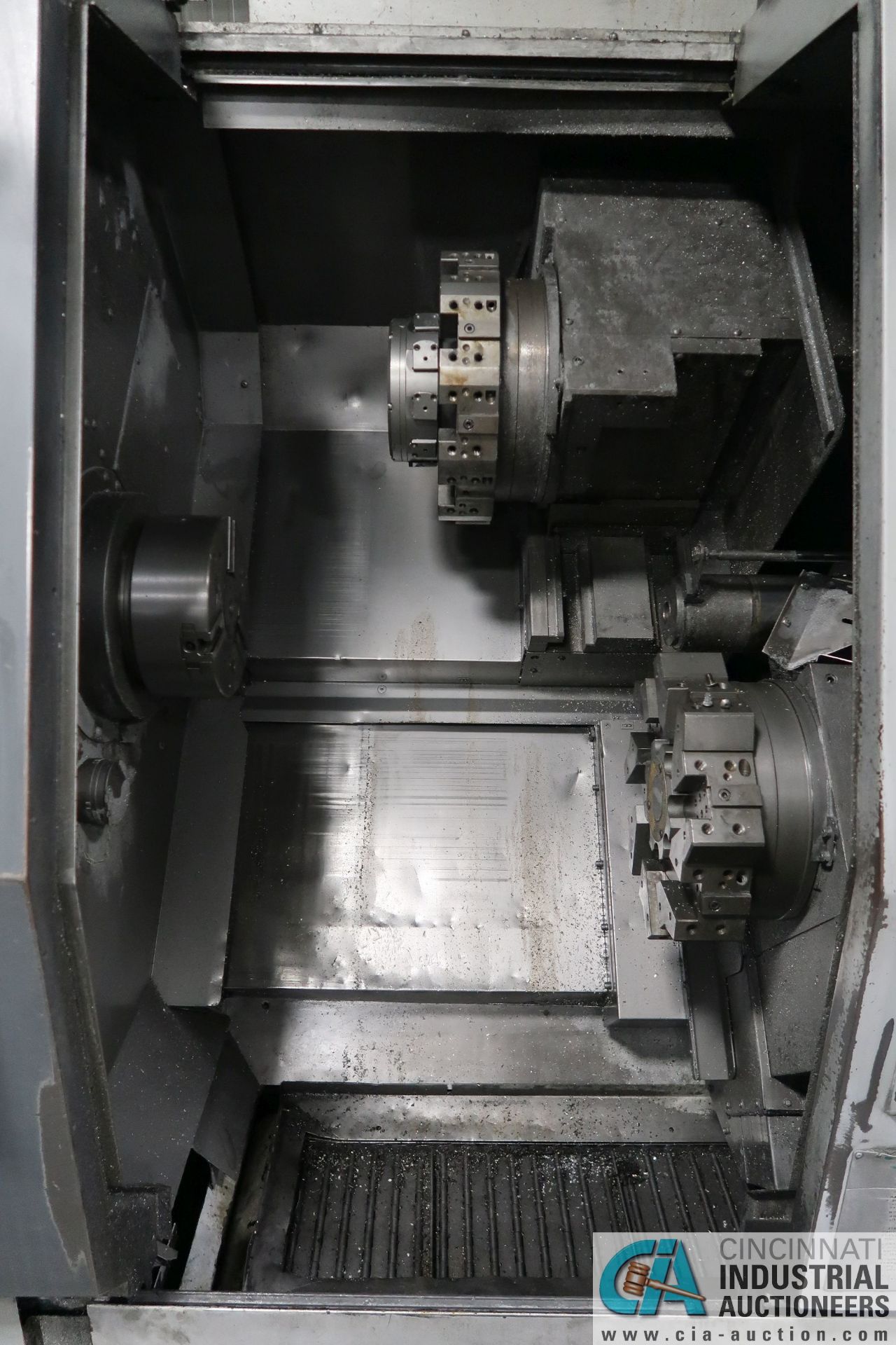 MORI SEIKI MODEL ZL-253 CNC TURNING CENTER; S/N ZL250BL0313, MSG-501 CONTROL, 10" CHUCK, DUAL TURRET - Image 11 of 21