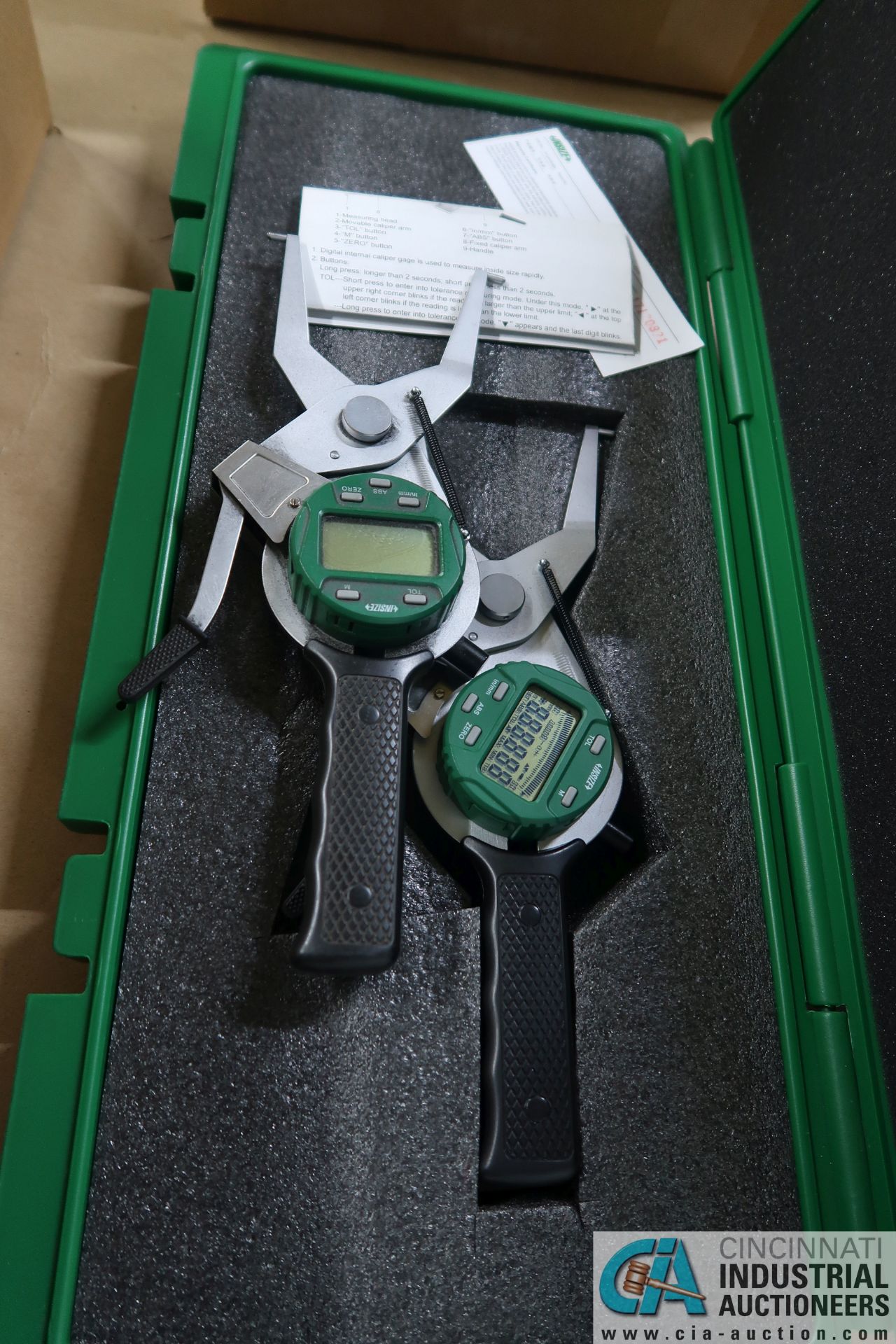 INSIZE SERIES 2151 DIGITAL INTERNAL CALIPER GAGES, 0.01 MM / 0.0005"