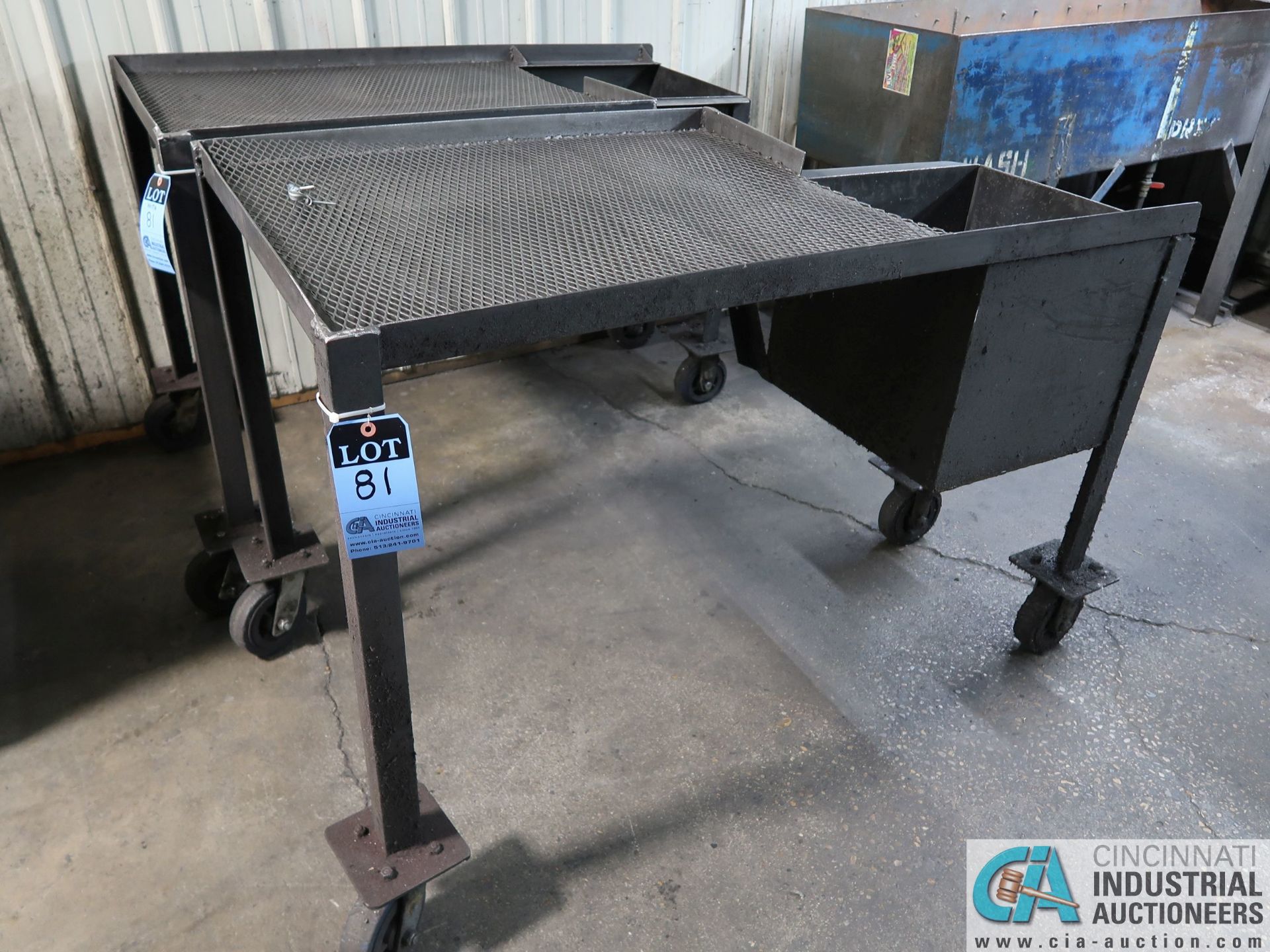 PORTABLE STEEL FRAMED PARTS DRYING CARTS