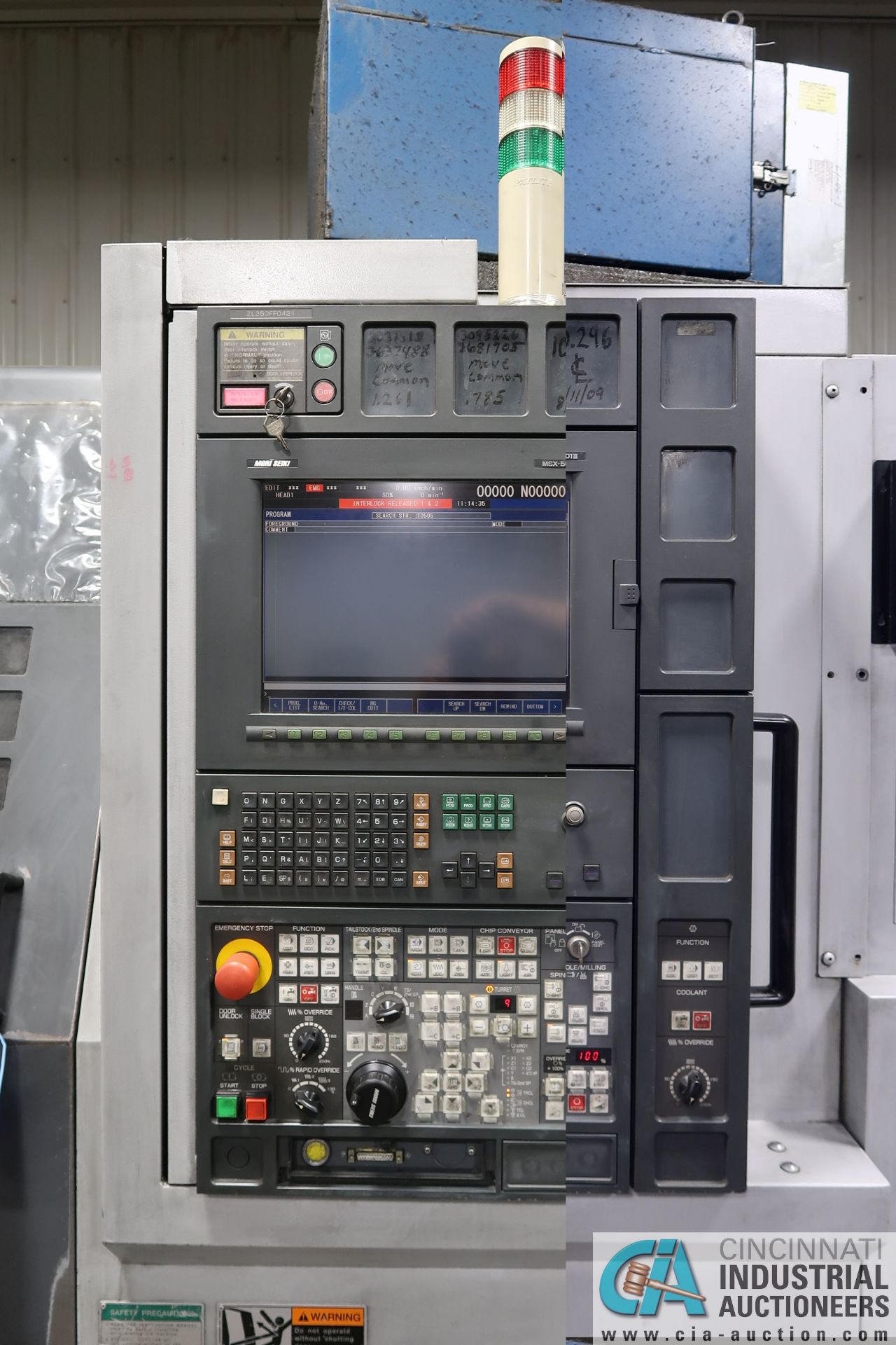 MORI-SEIKI MODEL ZL-253MC/600 CNC TURNING CENTER; S/N ZL250FF0421 (NEW 6-2006), MSX-501-III CONTROL, - Image 6 of 20