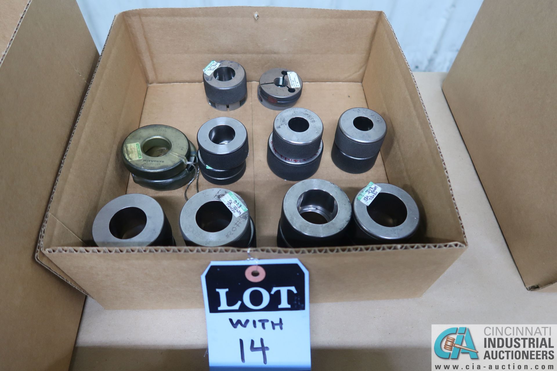 (LOT) MISCELLANEOUS SIZE RING GAGES, (4) BOXES - (100) APPROX. RINGS - Image 3 of 4