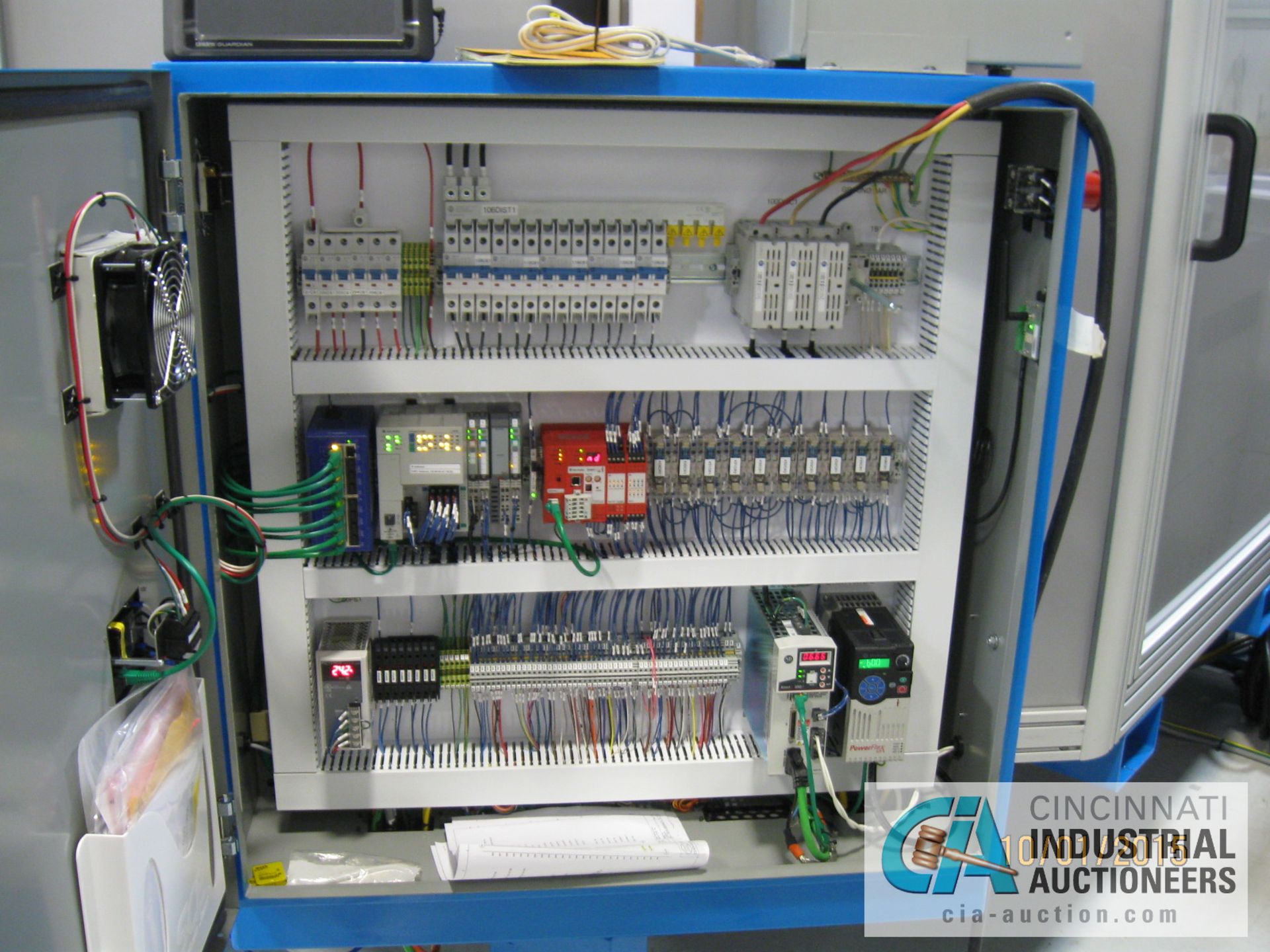 ELECTRICAL PANEL WITH ALLEN-BRADLEY PLC **RIGGING FEE DUE TO SHOEMAKER $100.00** - Image 9 of 9