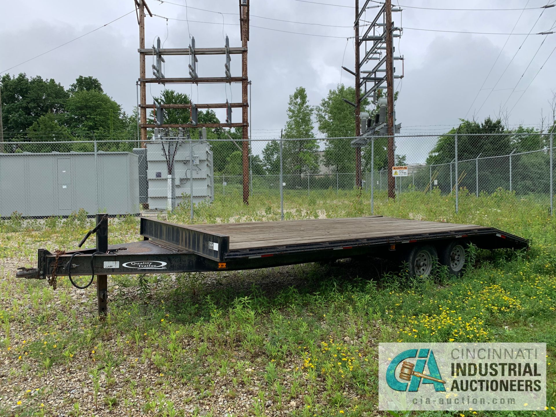 QUALITY TRAILER; VIN: 5NDFP20218S000123 (2007), 9,990 LB GVWR, 8' WIDE X 20' LONG DECK, 25'6"