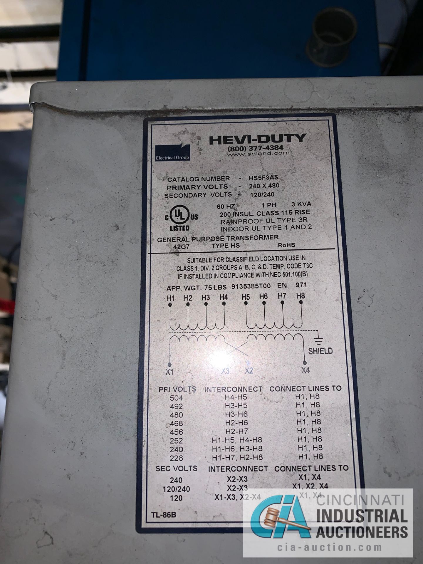 ELECTRICAL PANEL WITH ALLEN-BRADLEY PLC **RIGGING FEE DUE TO SHOEMAKER $100.00** - Image 4 of 9