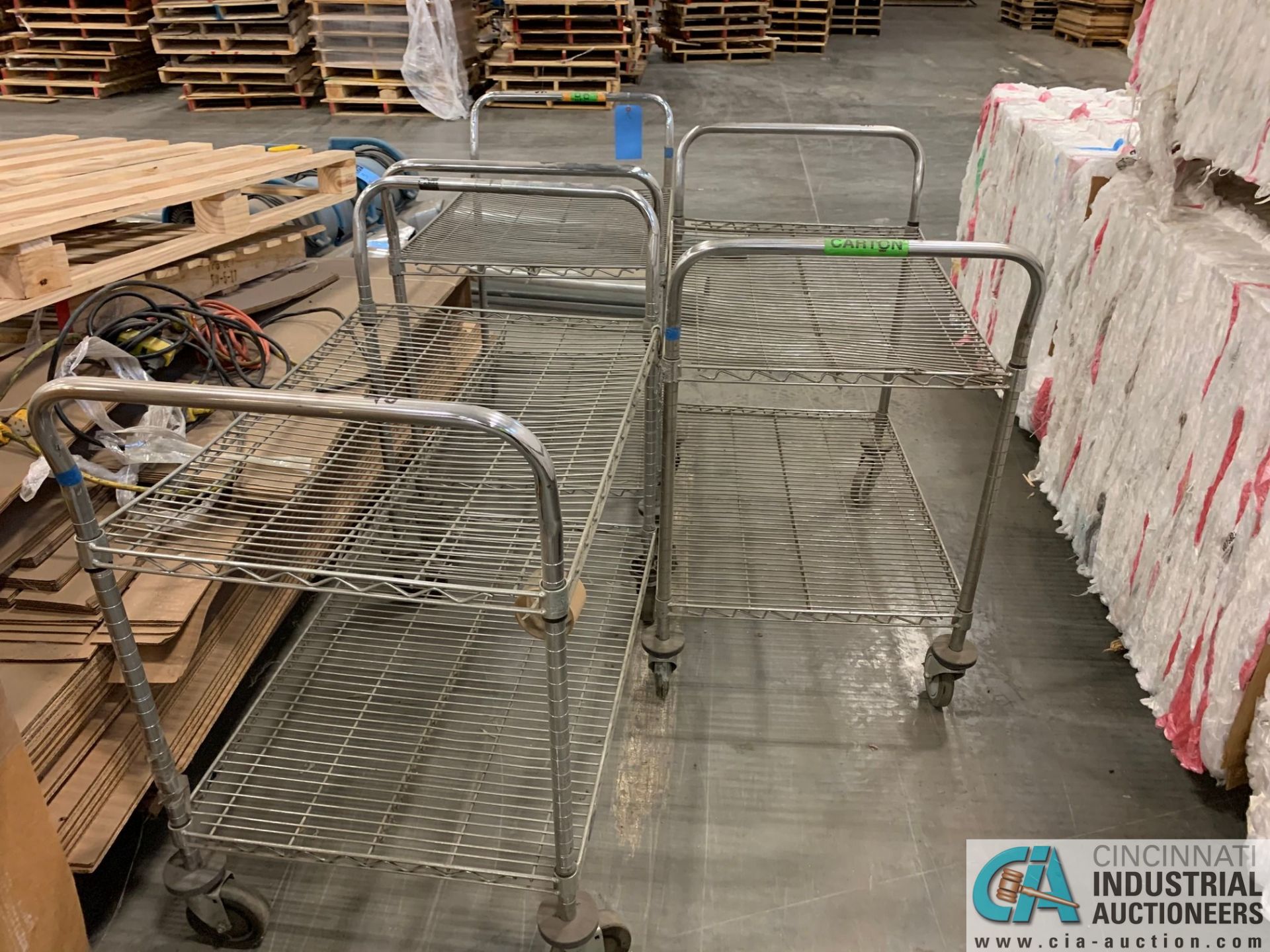 2' X 3' PORTABLE METAL CARTS (5400 OAKLEY INDUSTRIAL BLVD., FAIRBURN, GA 30213) - Image 2 of 3