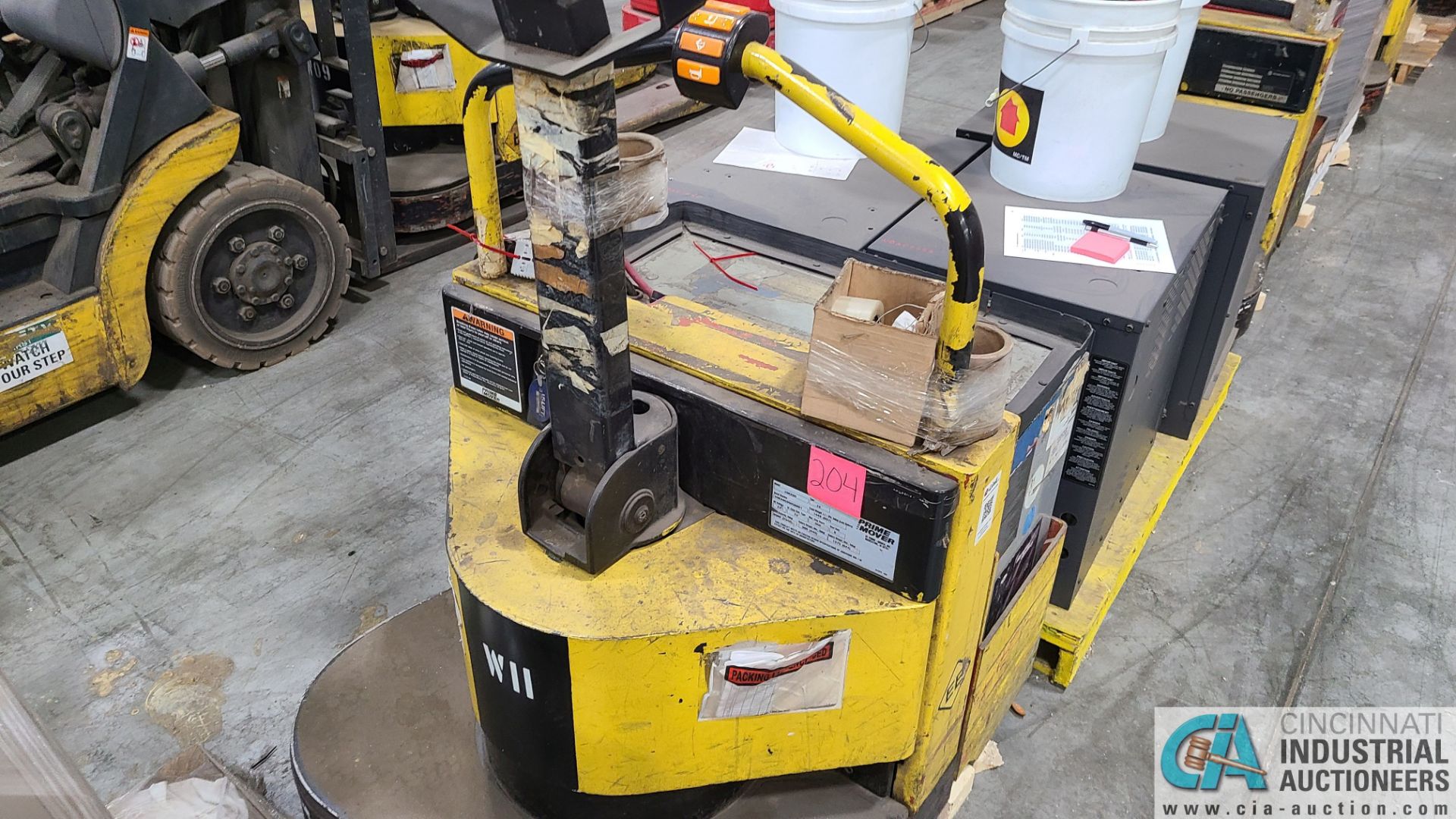 PRIME MODEL HMX65 ELECTRIC PALLET TRUCK; S/N HMX6535056001, W/ BATTERY, 1061 HOURS (2570 ORCHARD