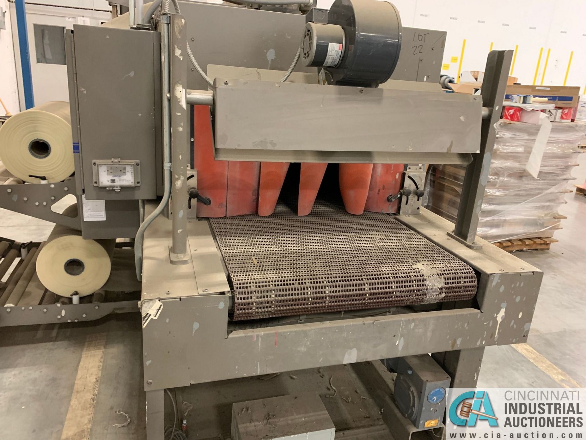 ARPAC MODEL 25TW-28 SHRINK WRAPPER / HEAT TUNNEL; S/N 11489, HEIGHT RANGE: 4" - 12", LENGTH (FLOW - Image 7 of 19