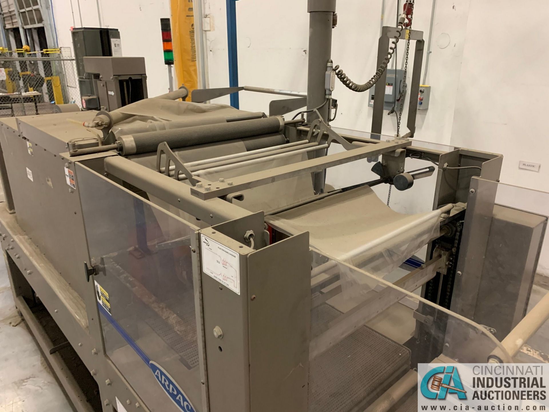 ARPAC MODEL 25TW-28 SHRINK WRAPPER / HEAT TUNNEL; S/N 11489, HEIGHT RANGE: 4" - 12", LENGTH (FLOW - Image 11 of 19