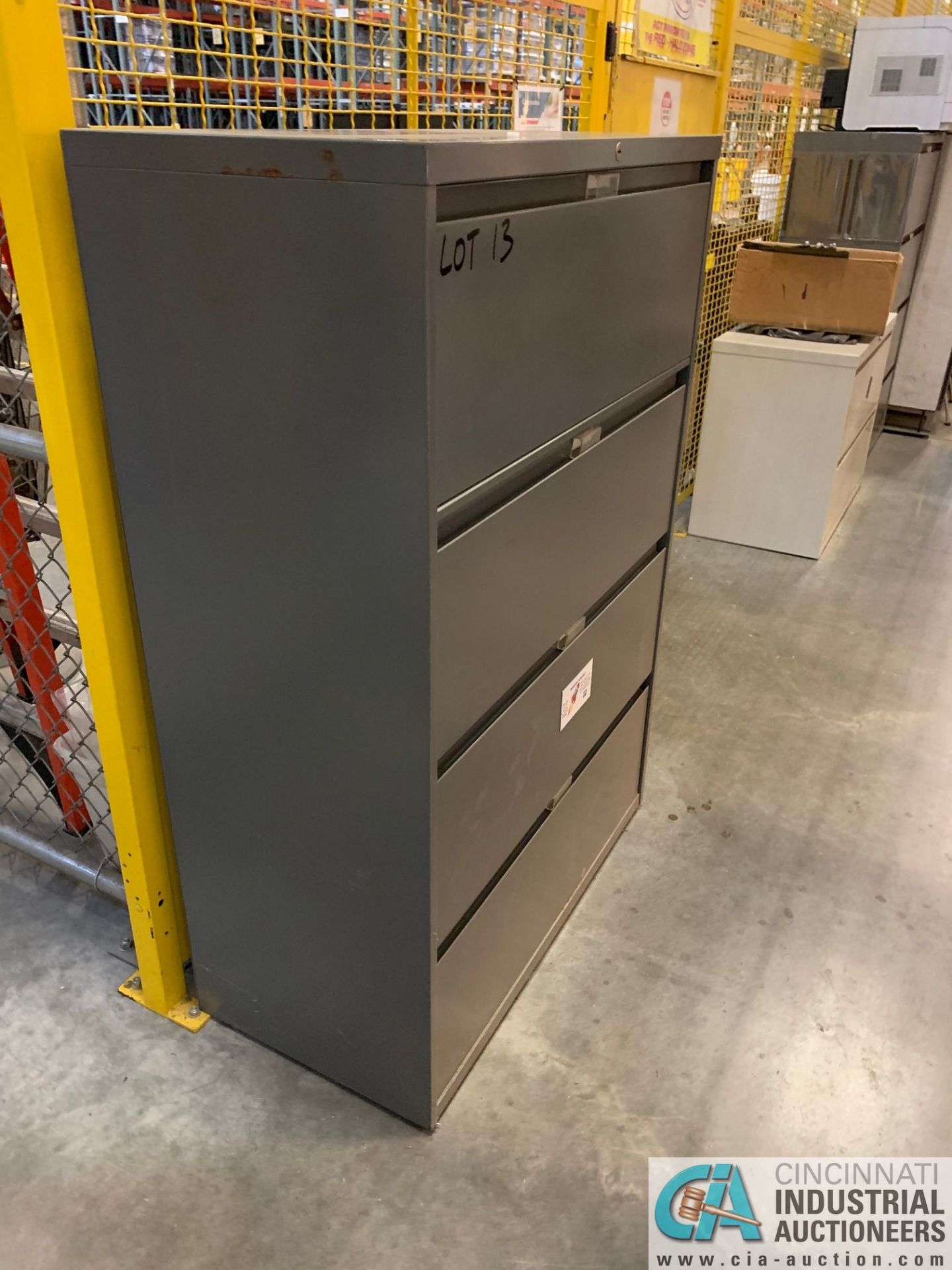 FOUR-DRAWER STEELCASE LATERAL FILE CABINETS (NO CONTENTS) (5400 OAKLEY INDUSTRIAL BLVD., FAIRBURN, - Image 6 of 9