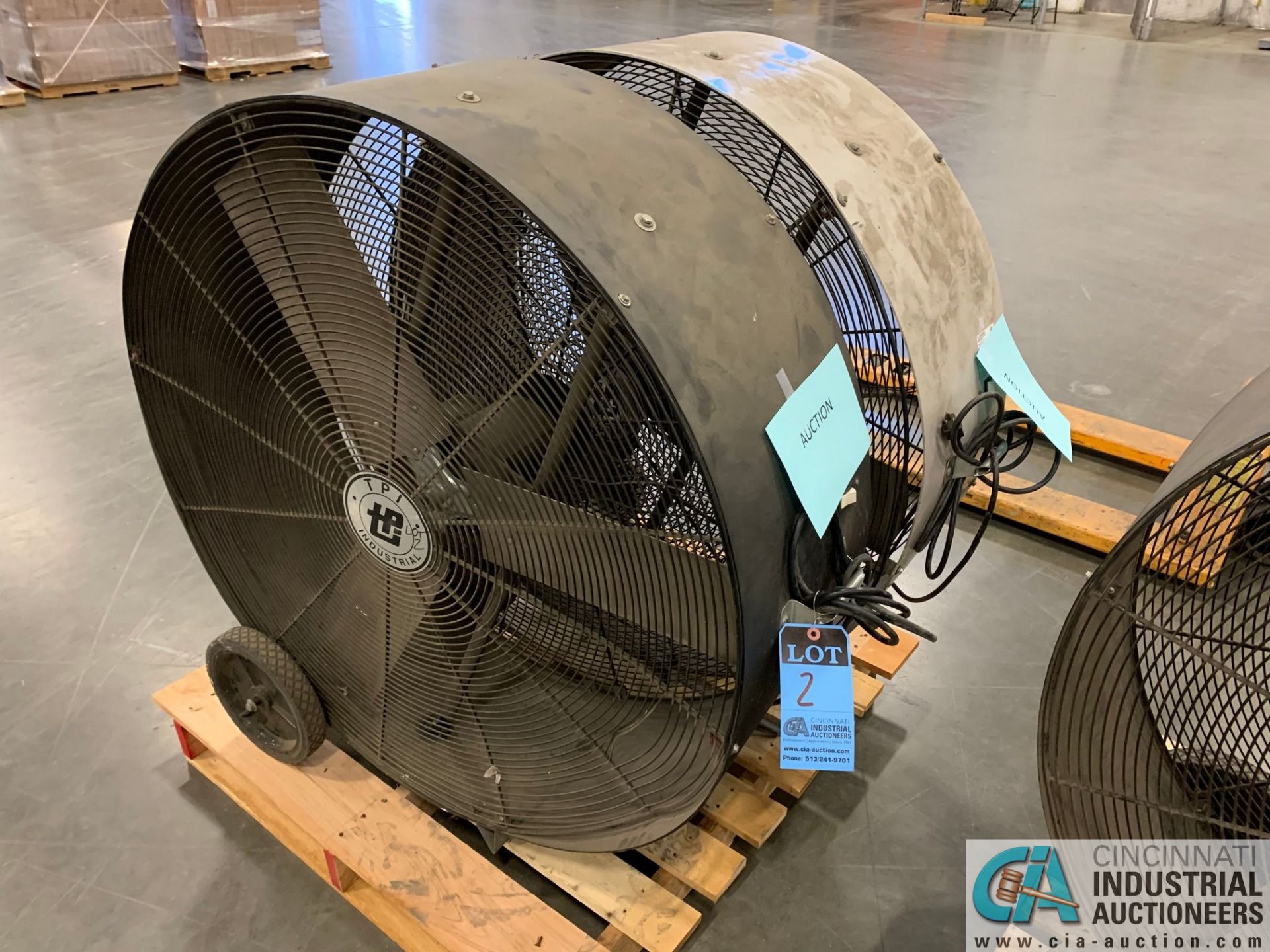 42" TPI PB 42-D PORTABLE DRUM FANS (5400 OAKLEY INDUSTRIAL BLVD., FAIRBURN, GA 30213) - Image 3 of 6