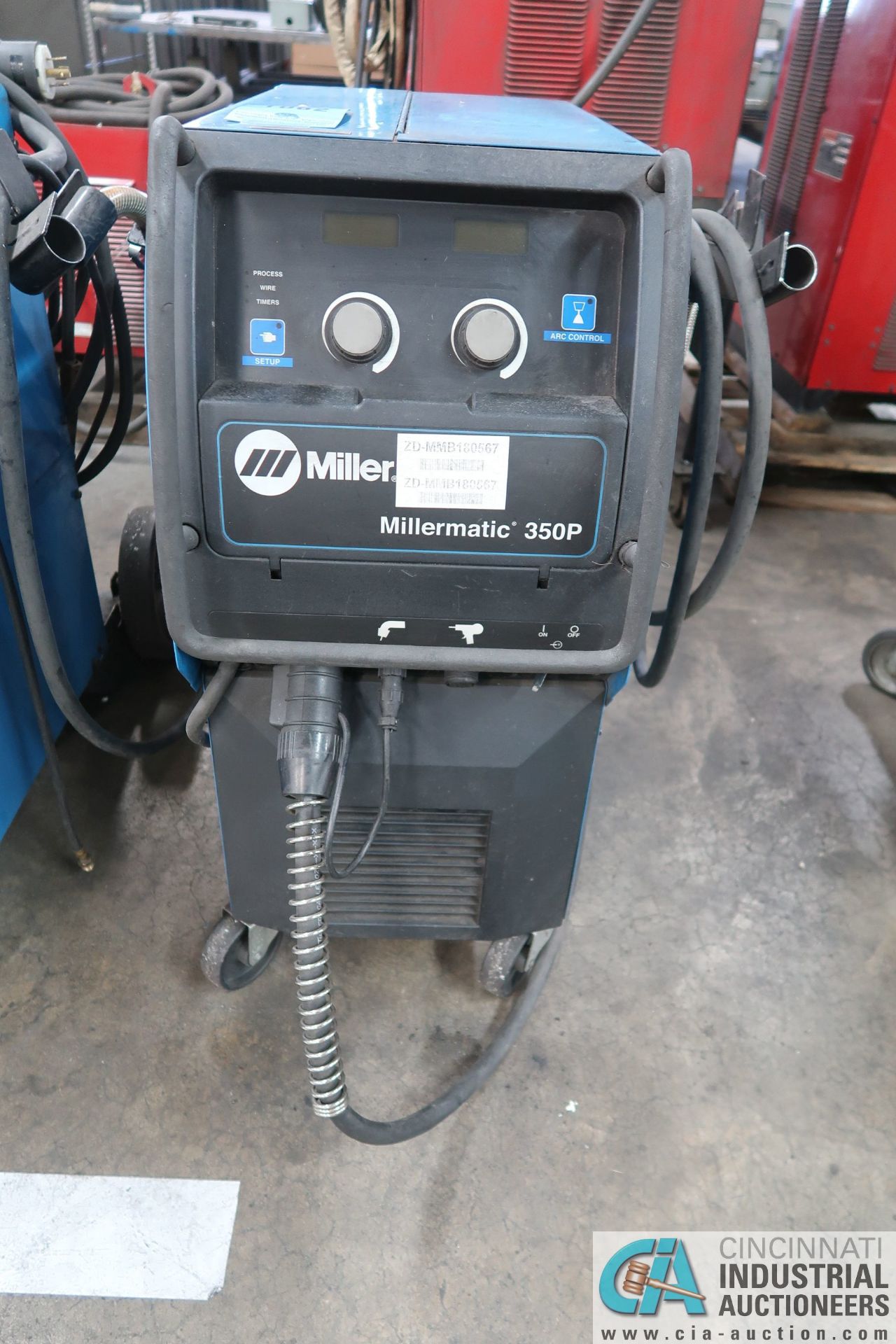 350 AMP MILLER MILLERMATIC 350P WELDER; S/N MB180567N