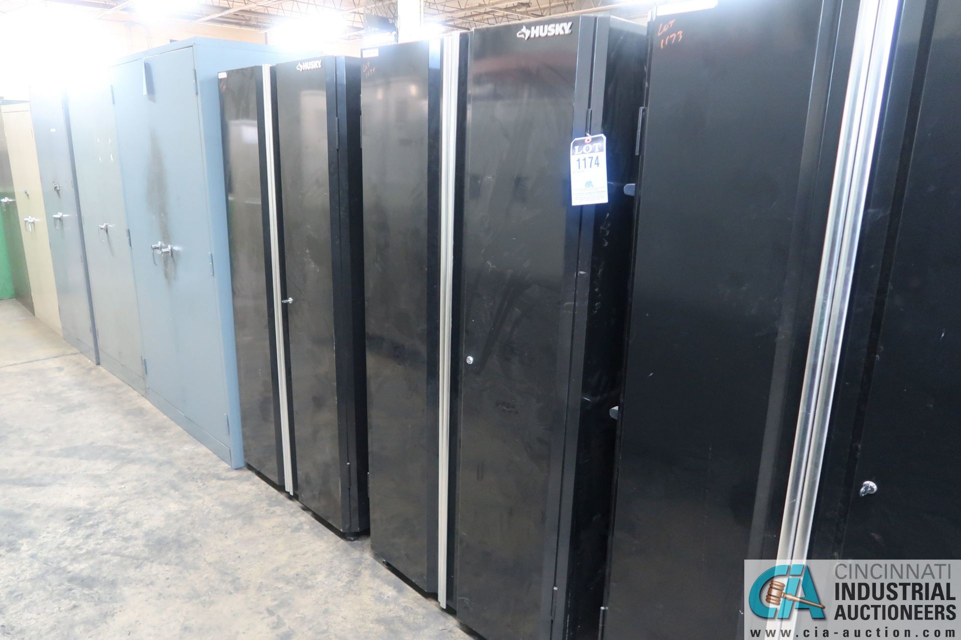 36" X 18" X 72" HUSKY STEEL CABINETS