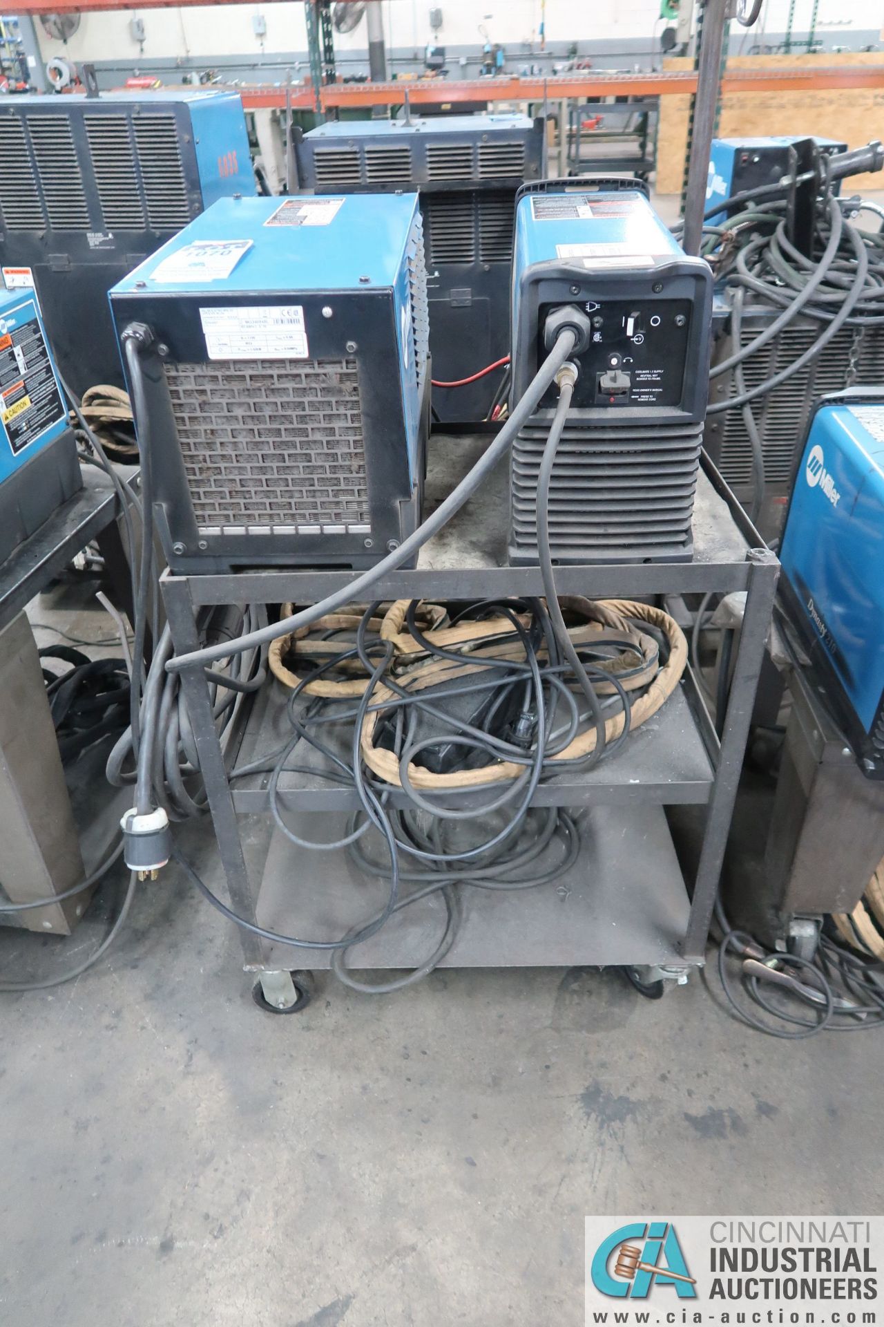 200 AMP MILLER DYNASTY 210 TIG WELDER; S/N MG070246L, W/ MILLER COOLMATE 3