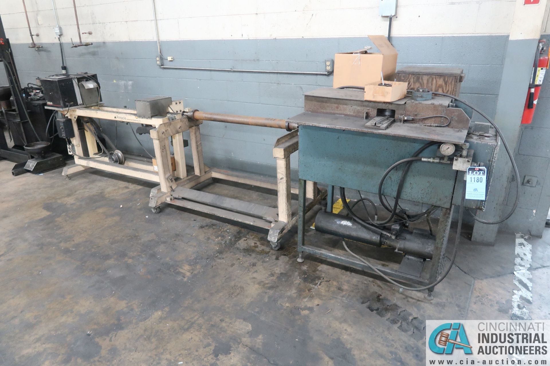 PINNACLE RING MACHINE W/ FEEDER & ROLLER