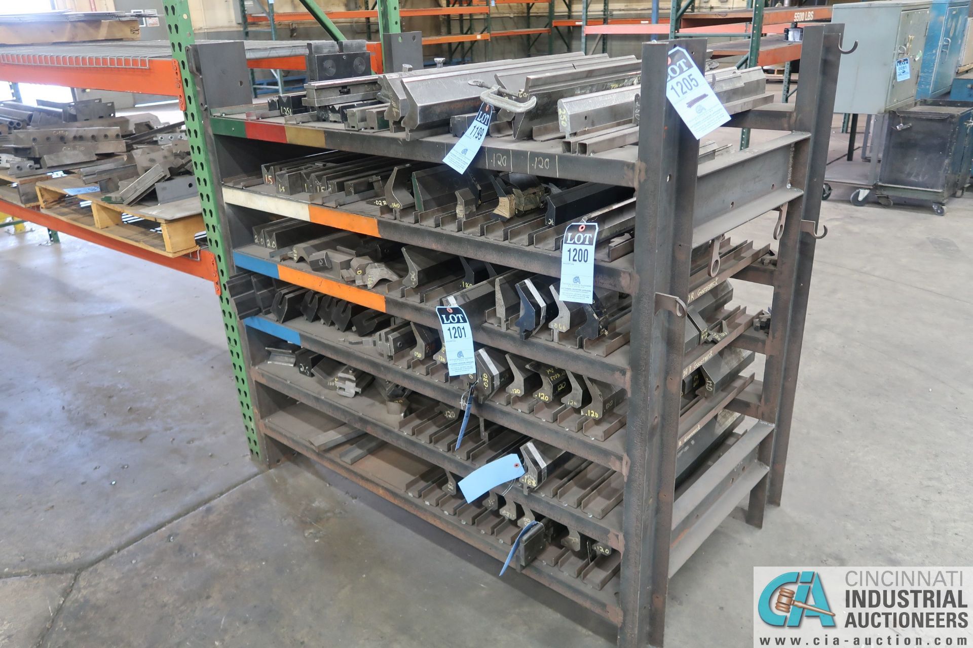 61" X 36" X 58" HEAVY DUTY STEEL DIE RACK