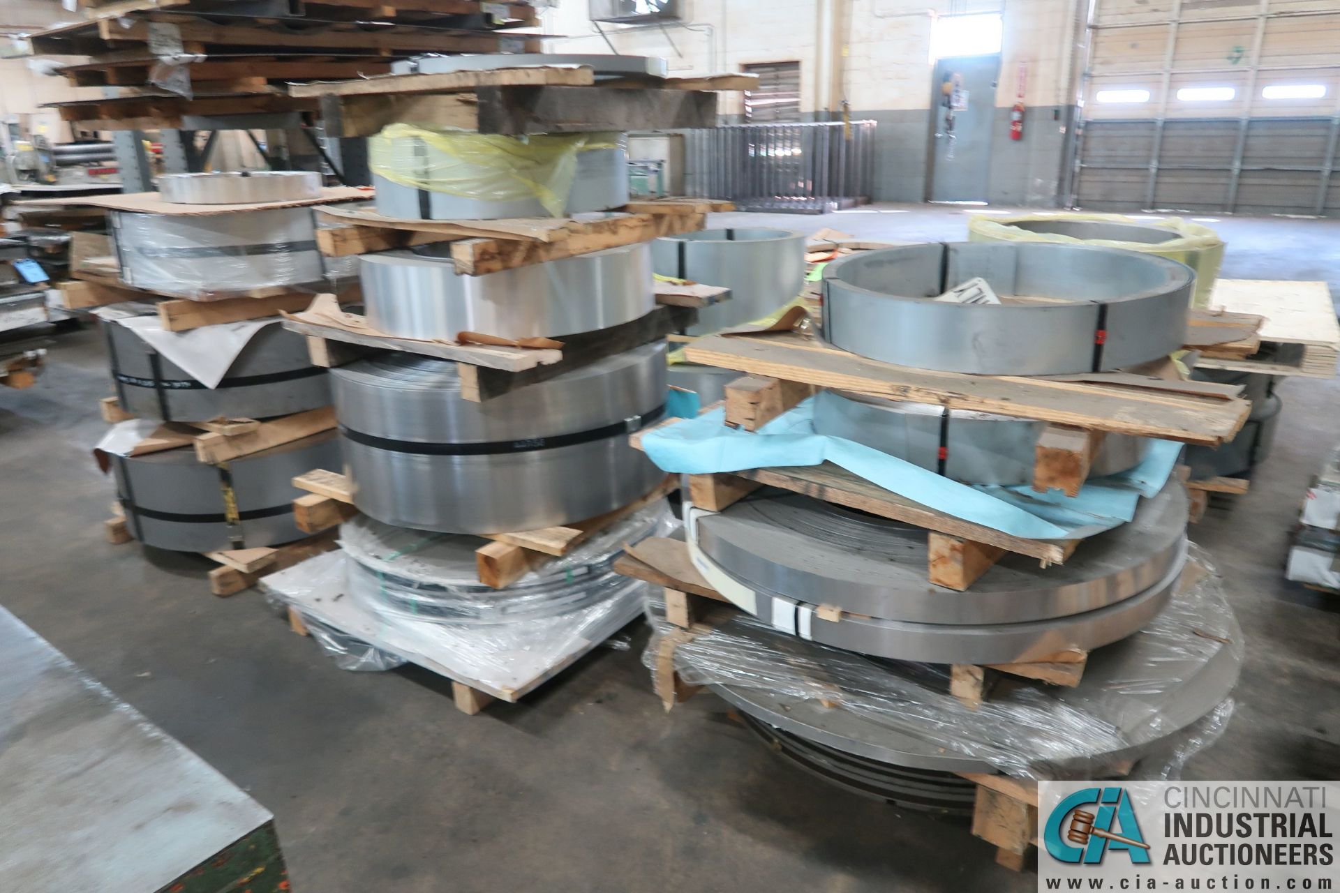 (LOT) VARIOUS SIZE AND GAGE ROLLED STEEL STOCK APPROX. 42,212 LB. (SEE WEBSITE FOR SPECS) - Image 5 of 6