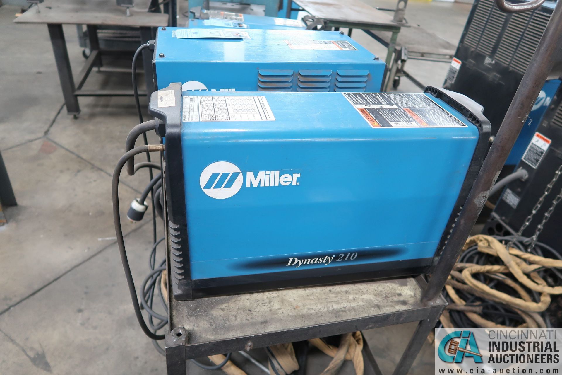 200 AMP MILLER DYNASTY 210 TIG WELDER; S/N MG070246L, W/ MILLER COOLMATE 3 - Image 9 of 9