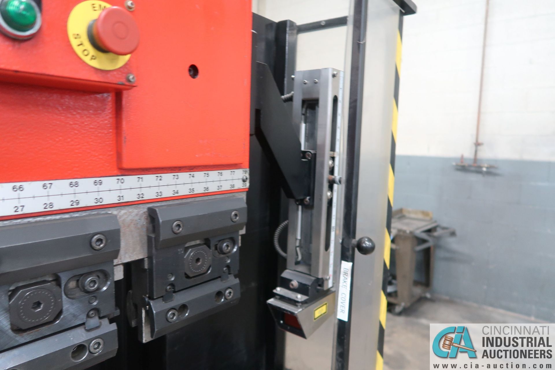 88 TON X 78" AMADA FBD-8020NT CNC PRESS BRAKE; S/N 80203133, BACK GAGE (2007) - Image 9 of 12