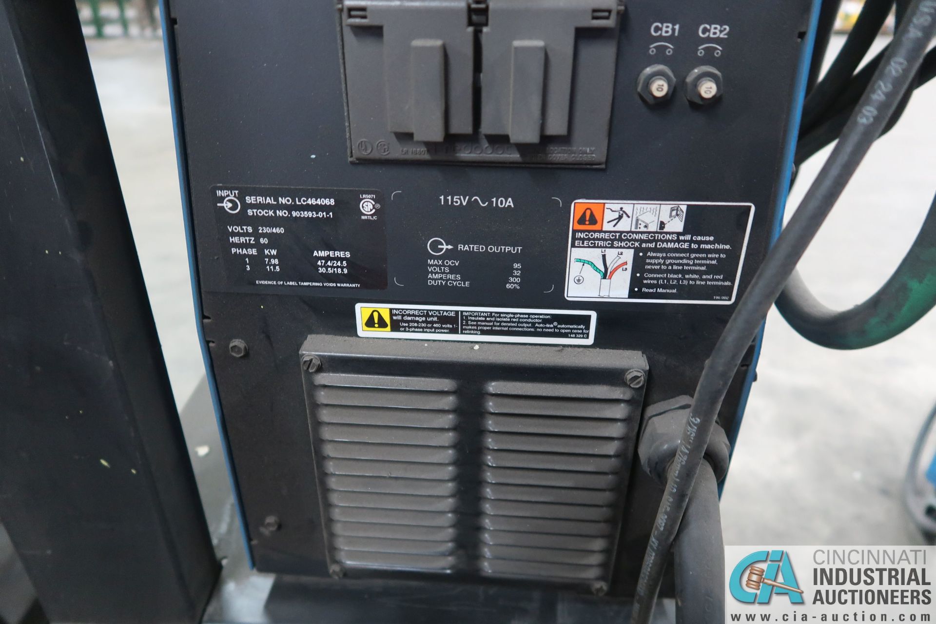 350 AMP MILLER INVISION 354MP WELDER; S/N LC464068, W/ MILLER COOLMATE 3 - Image 5 of 8