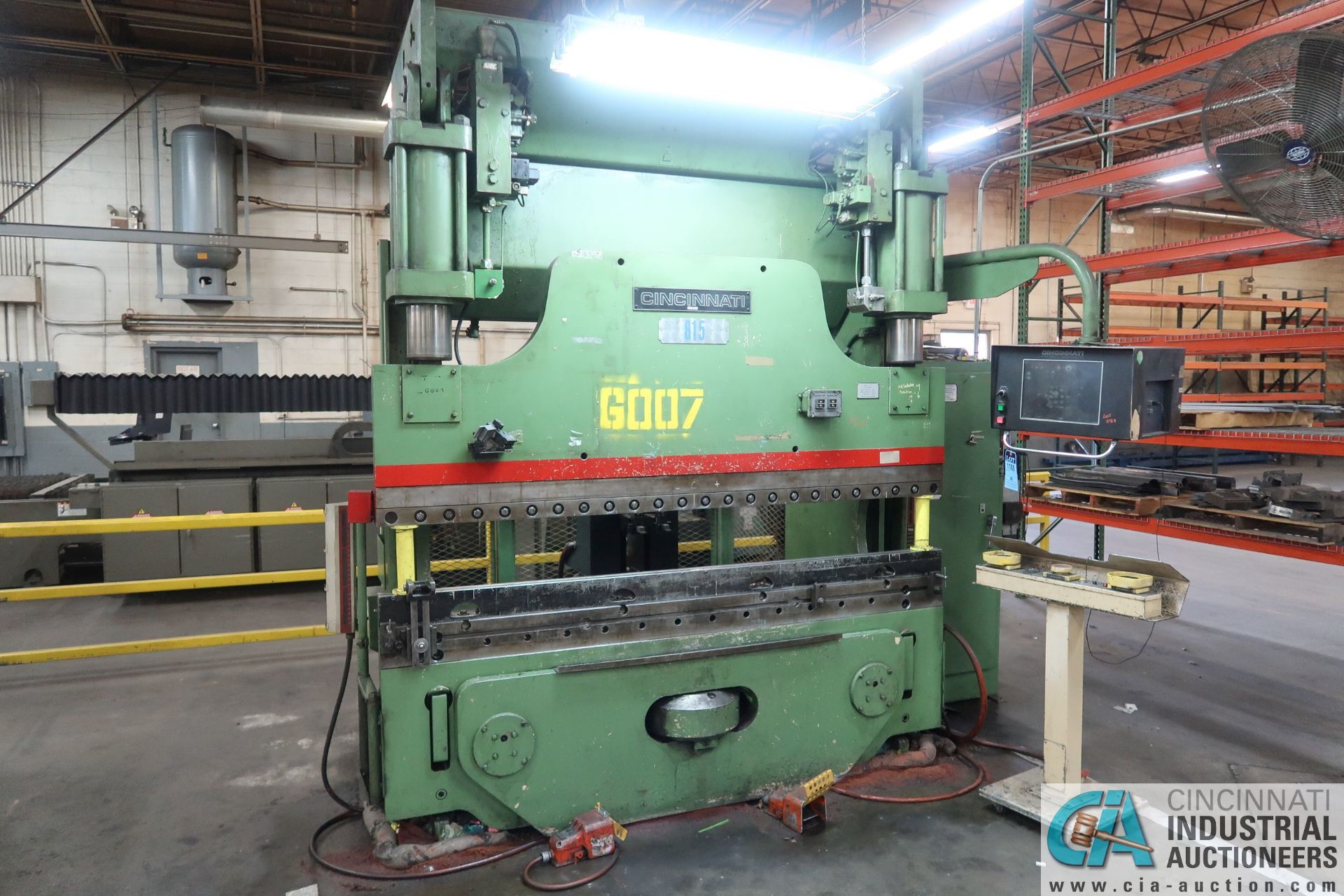 135 TON X 8' CINCINNATI 135AFX6FT AUTOFORM SIX-AXIS PRESS BRAKE W/ CROWNING; S/N 47003, 14" - Image 2 of 13